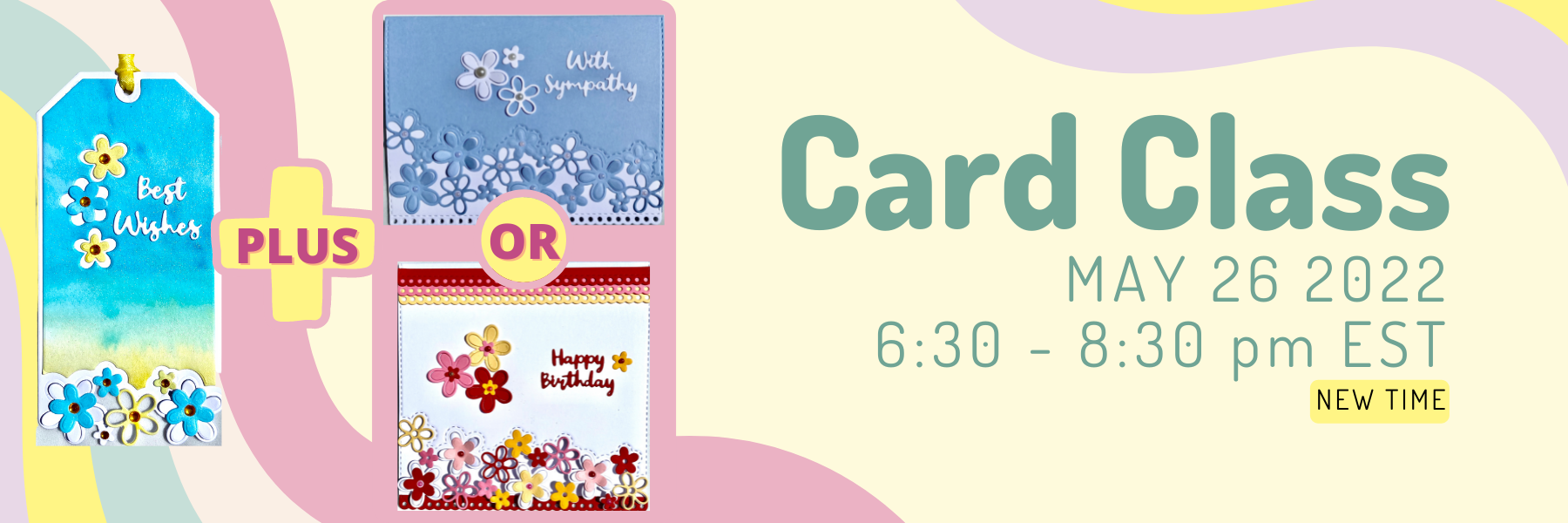 Studio Light Bountiful Blossoms Card and Tag - May 26th