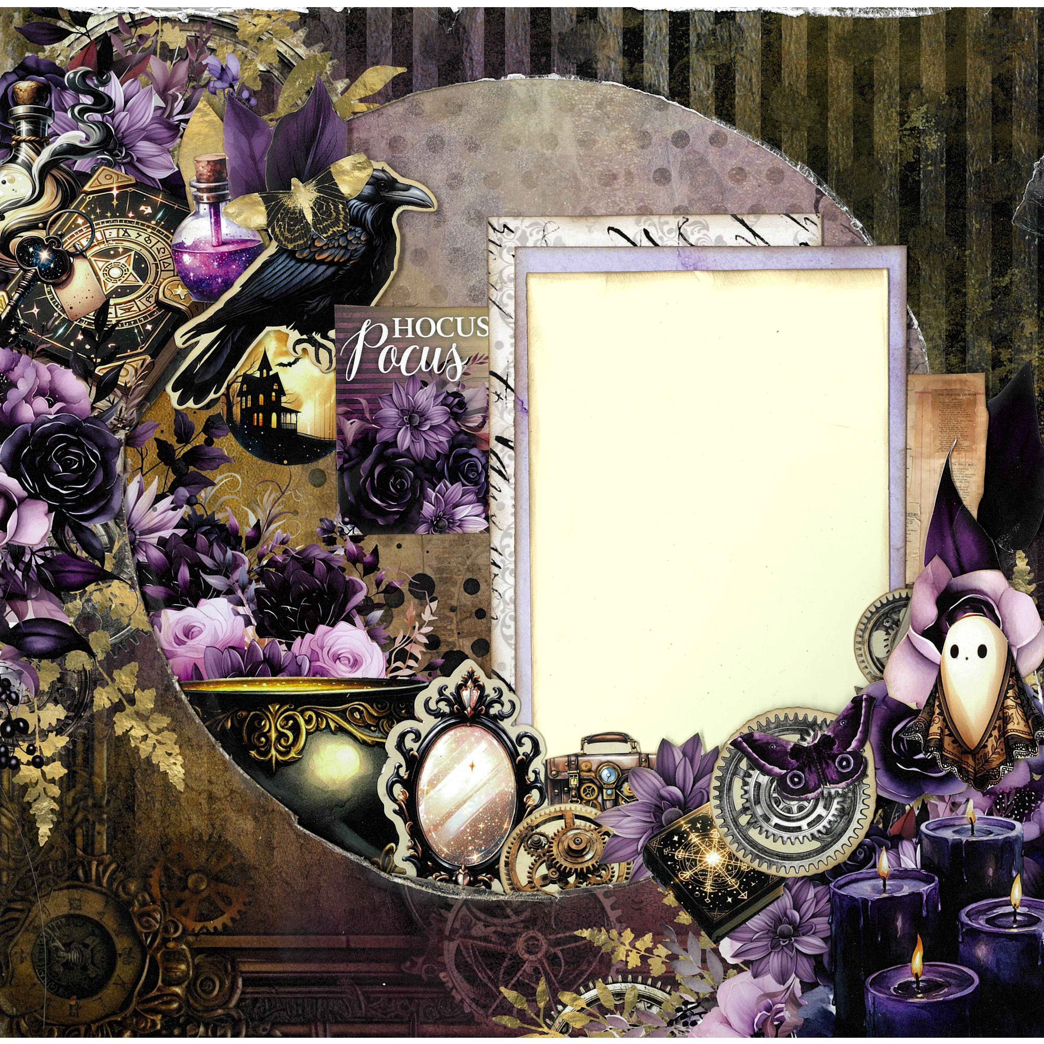 3Quarter Designs Gothic Innovation 12x12 Design Paper & Diecuts Set