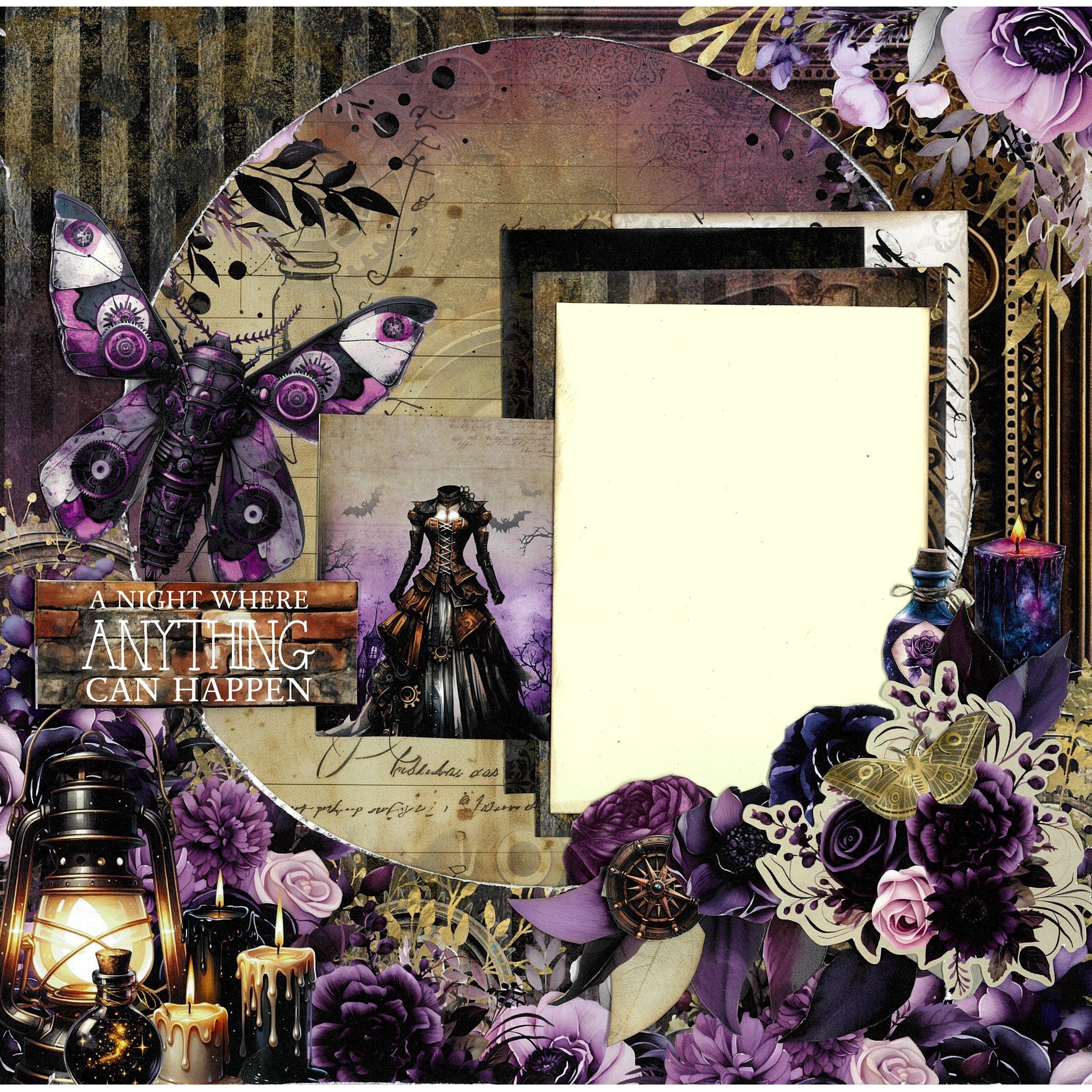 3Quarter Designs Gothic Innovation 12x12 Design Paper & Diecuts Set