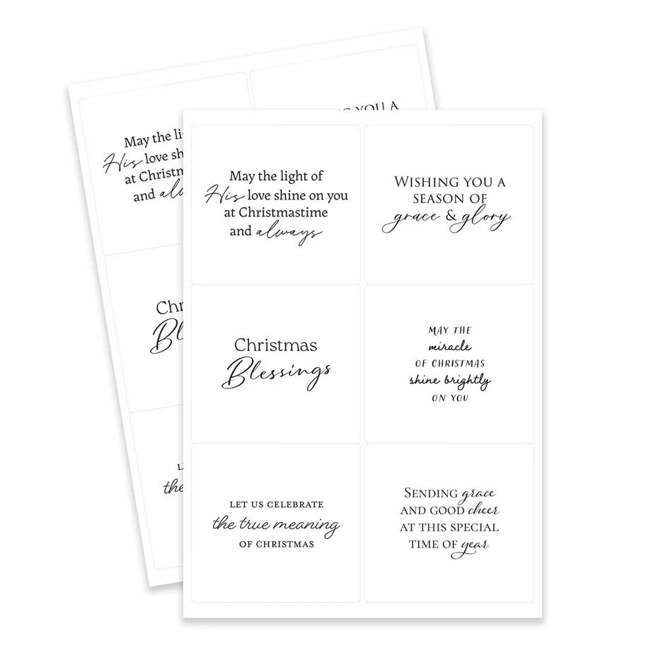 O Holy Night Peelables, 48 stickers