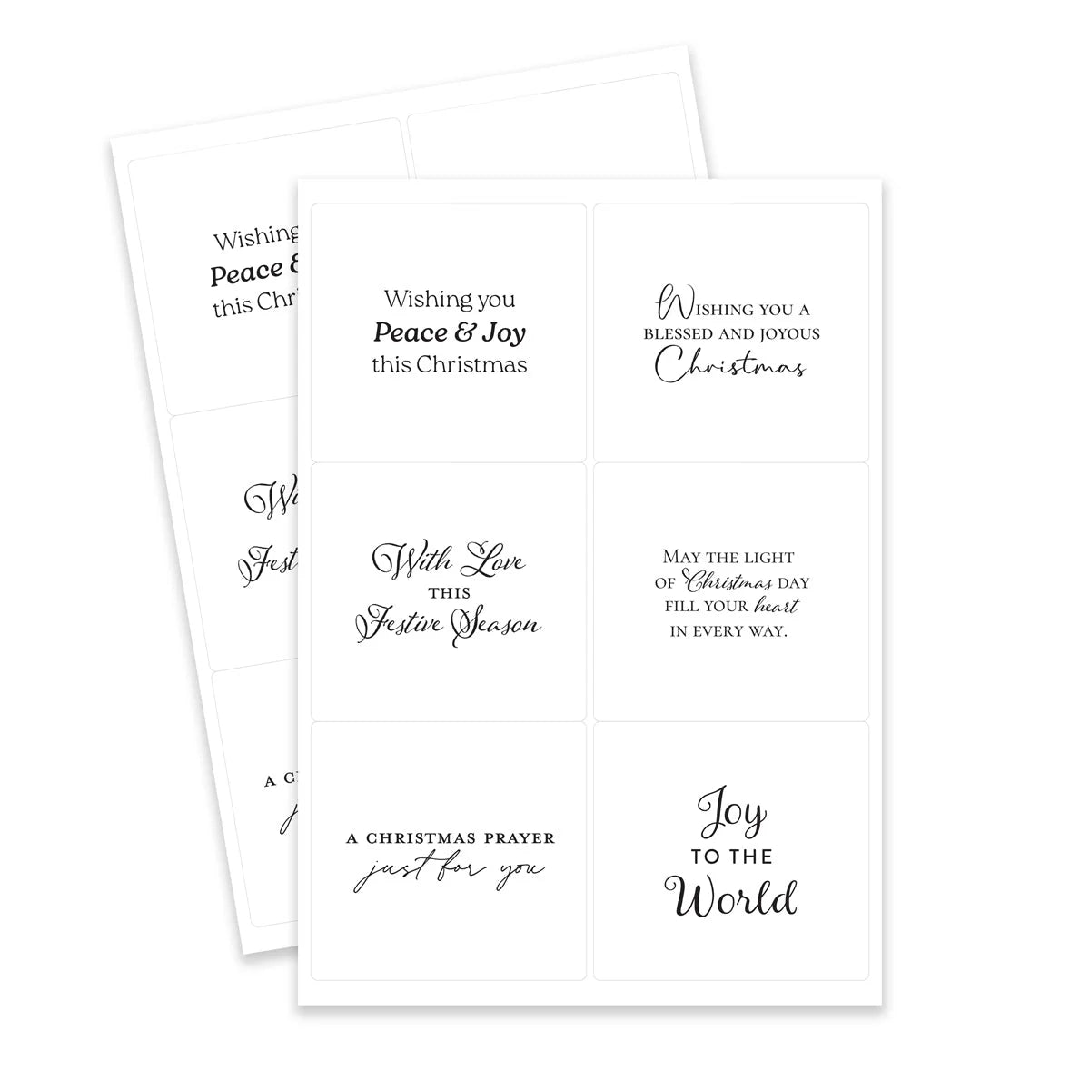 O Holy Night Peelables, 48 stickers