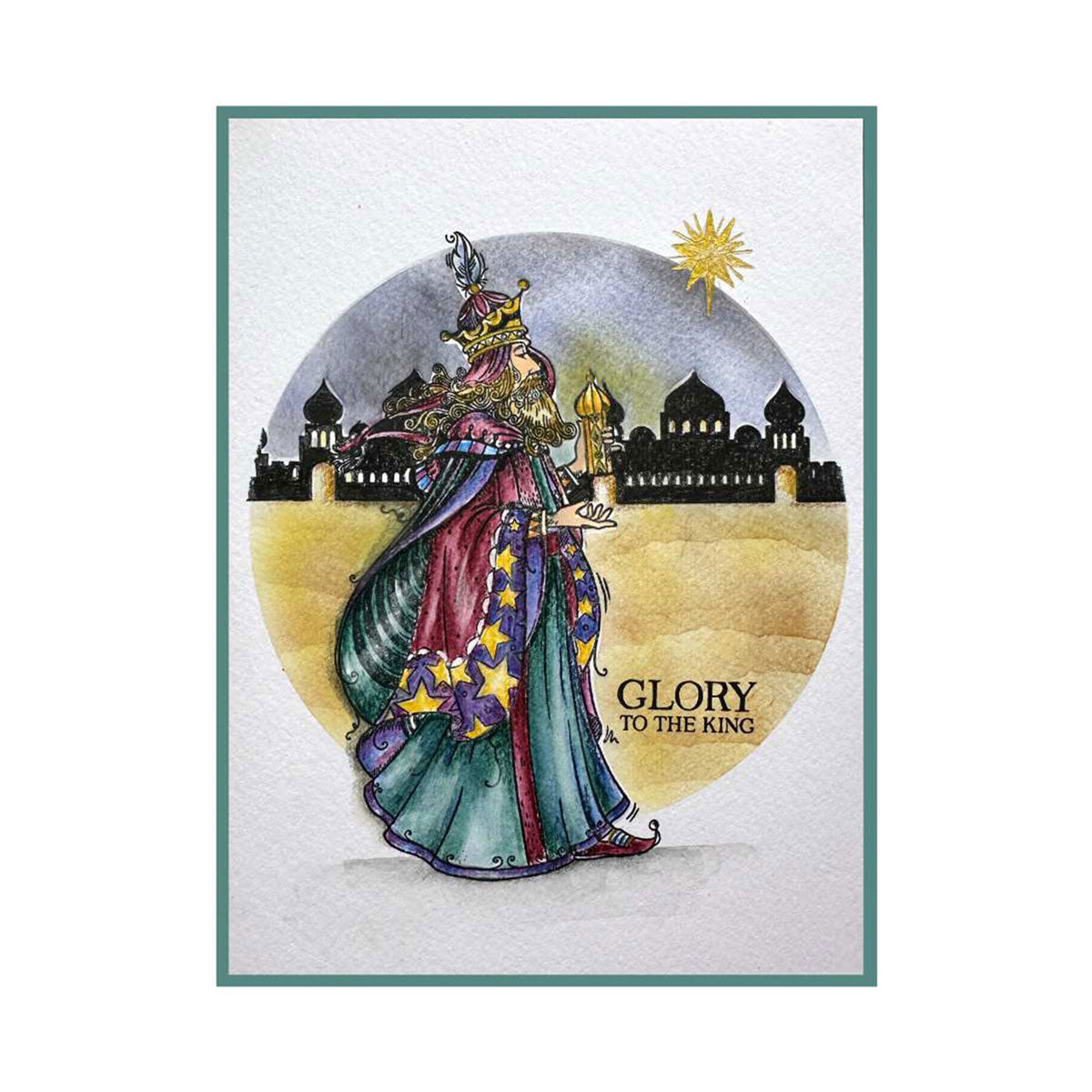 Pink Ink Designs - Aurelius - Christmas King, DL Stamp Set