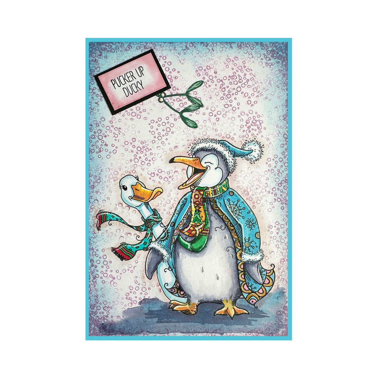 Pink Ink Designs - Flippin Awesome Penguin, DL Stamp Set