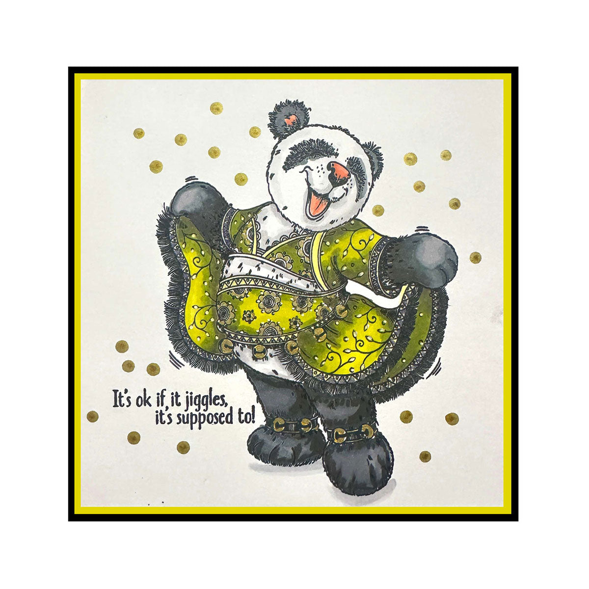 Pink Ink Designs - Miranda Panda, DL Stamp Set