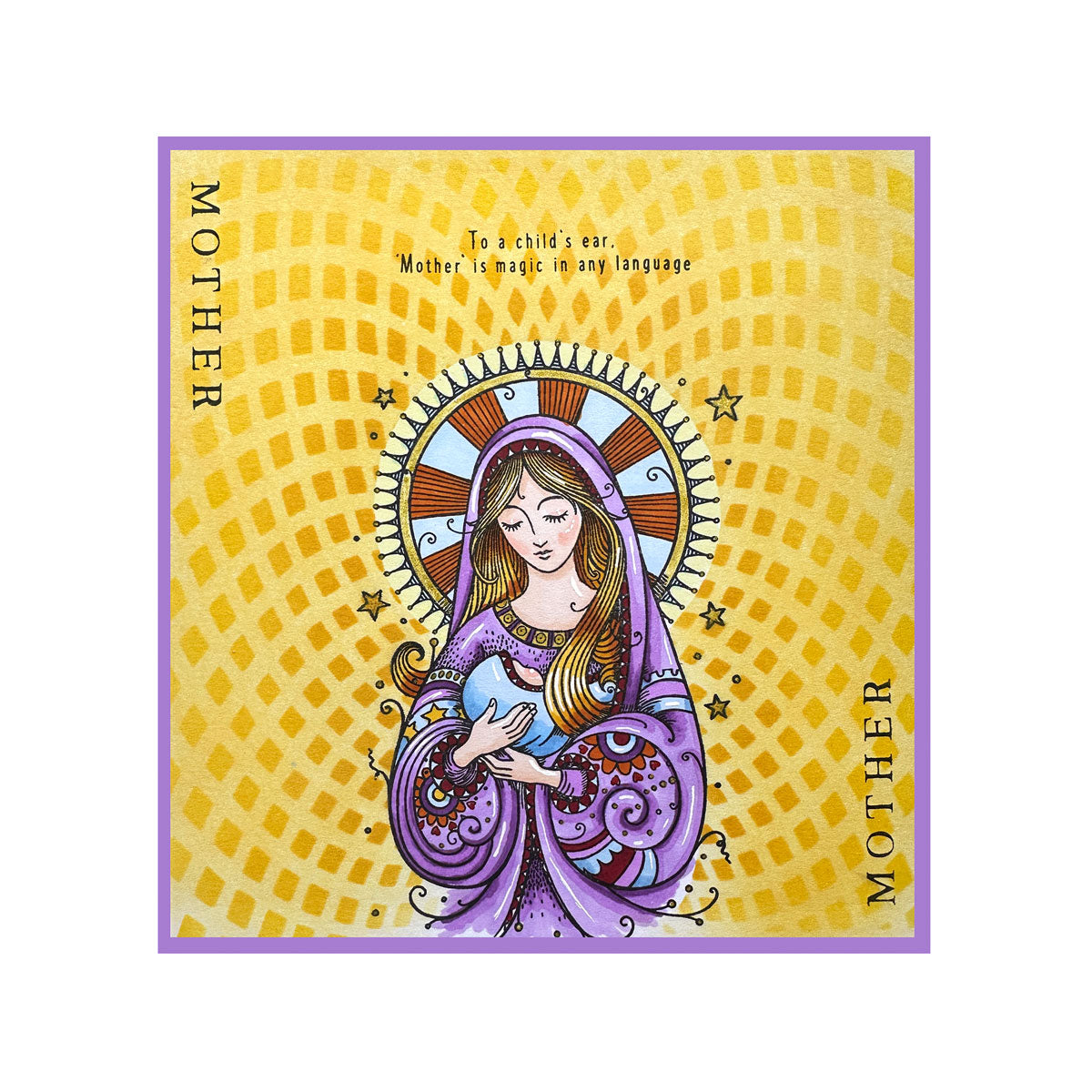 Pink Ink Designs - Quiet Grace - Christmas Mother Mary, DL Stamp Set
