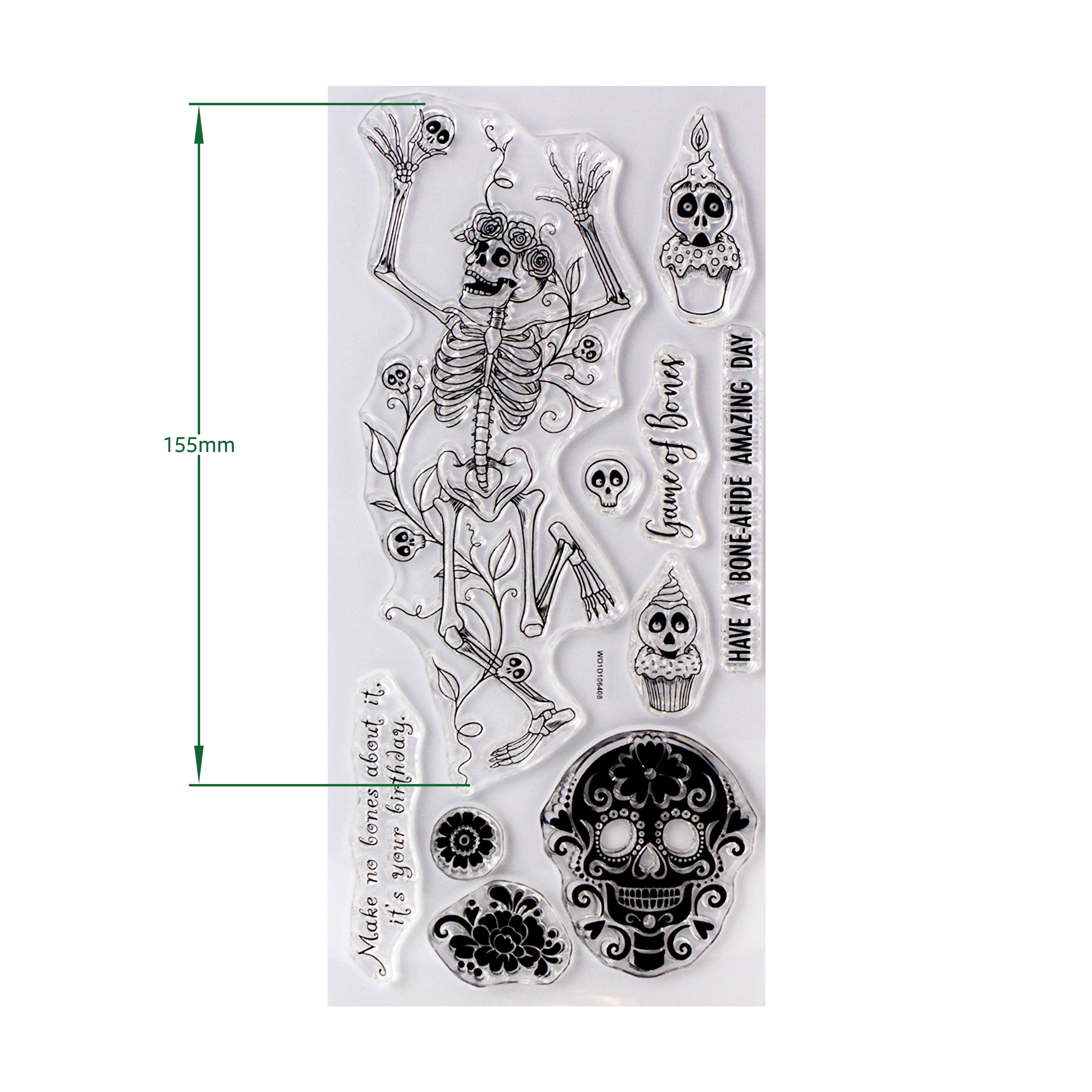 Pink Ink Designs - Game of Bones, DL Stamp Set