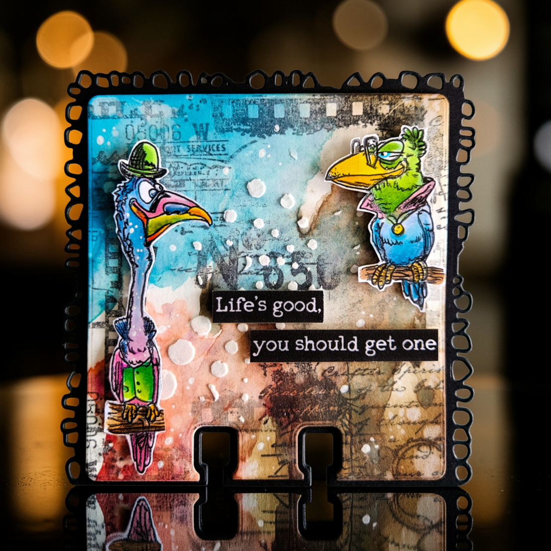 AALL and Create - A6 Stamp Sets - Splatter Film
