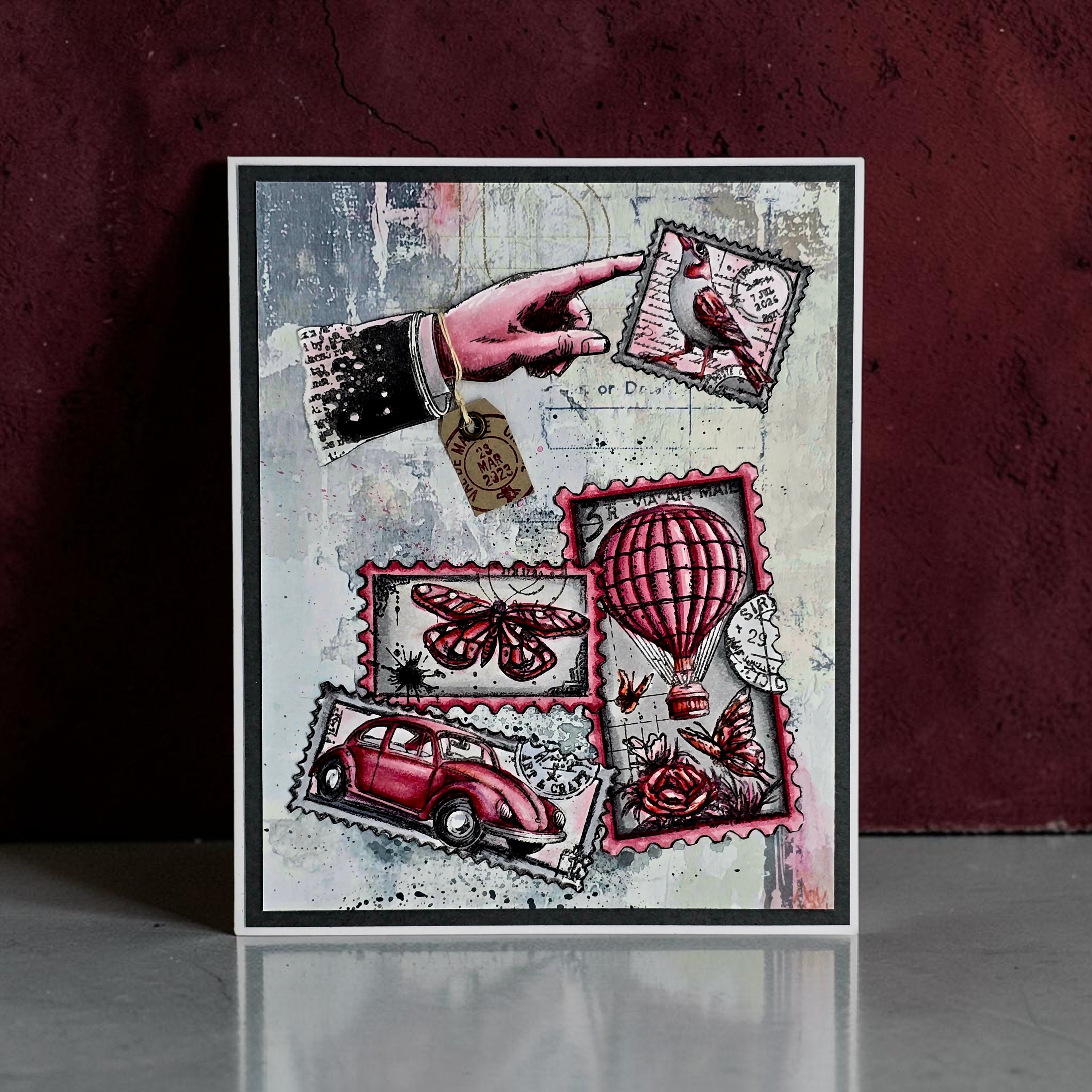 AALL and Create - A6 - Stamp Sets - Miniature Postage Stamps