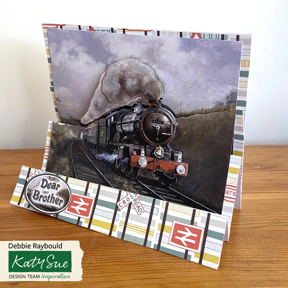 Die Cut Decoupage – Steam Train (Pack Of 3)