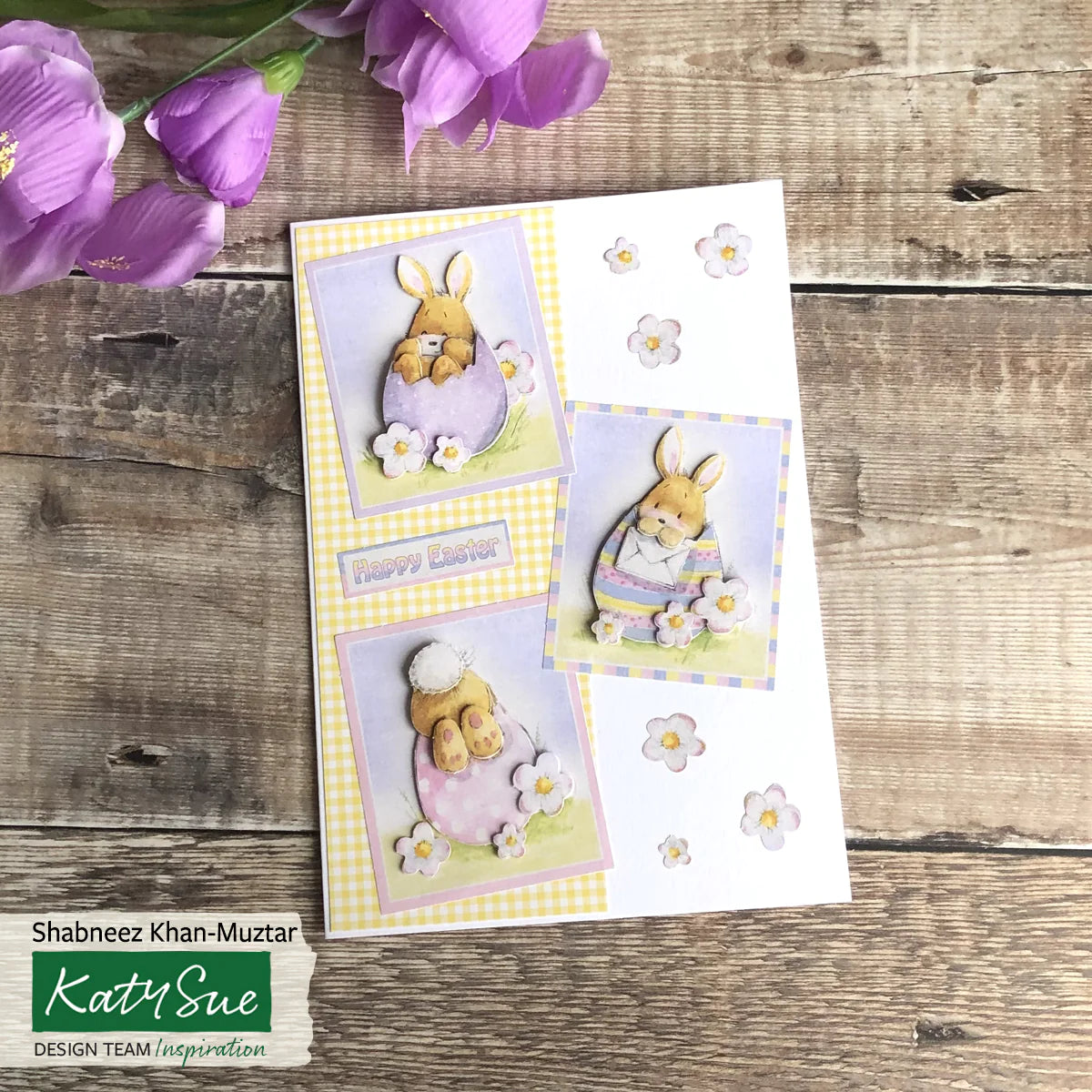 Die Cut Decoupage – Easter Bunnies (Pack Of 3)