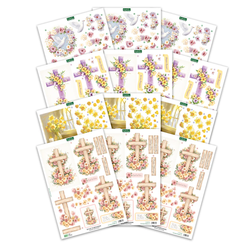 Die Cut Decoupage – Easter Blessings (pack of 12)