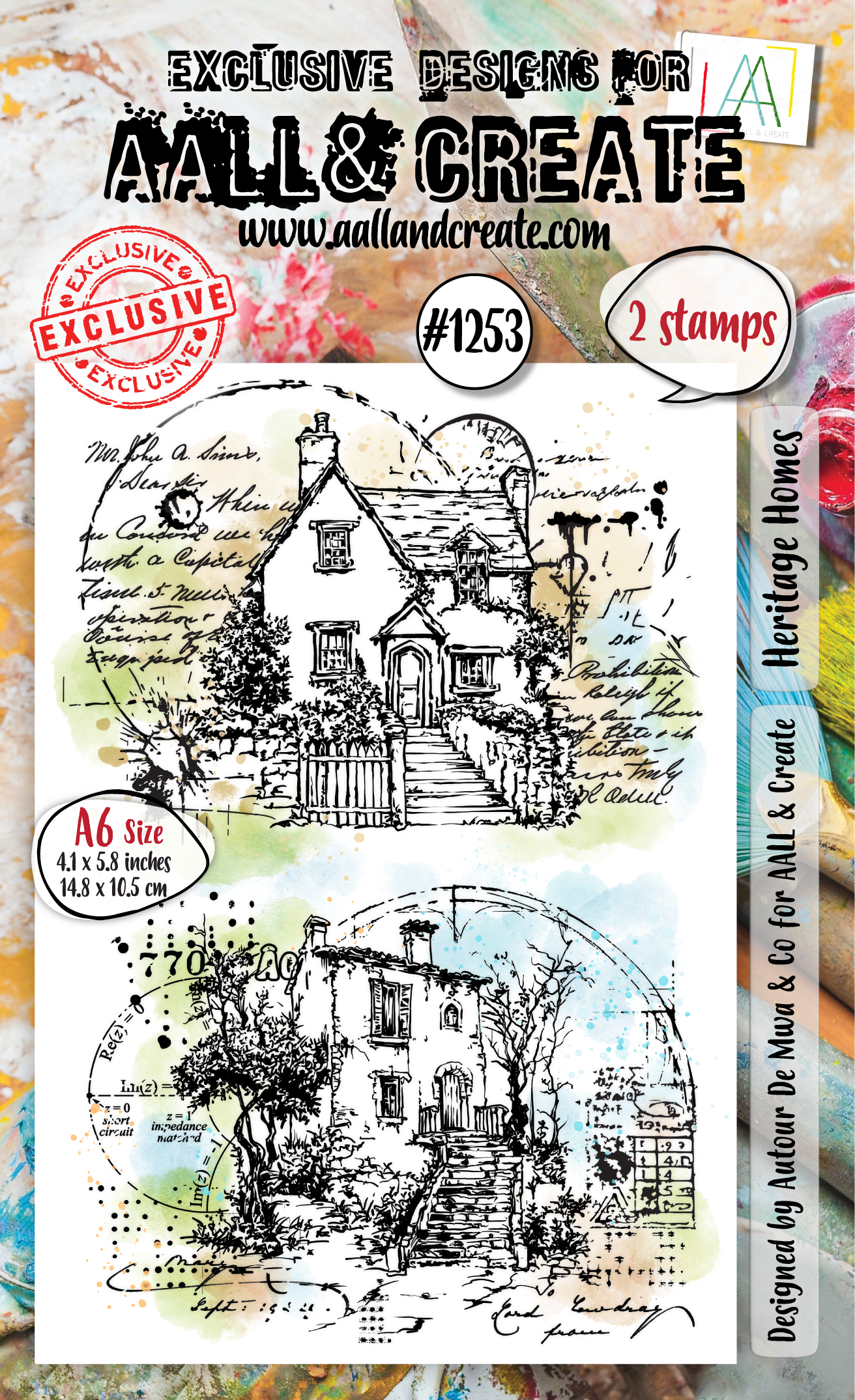 AALL and Create - A6 Stamp Set - Heritage Homes