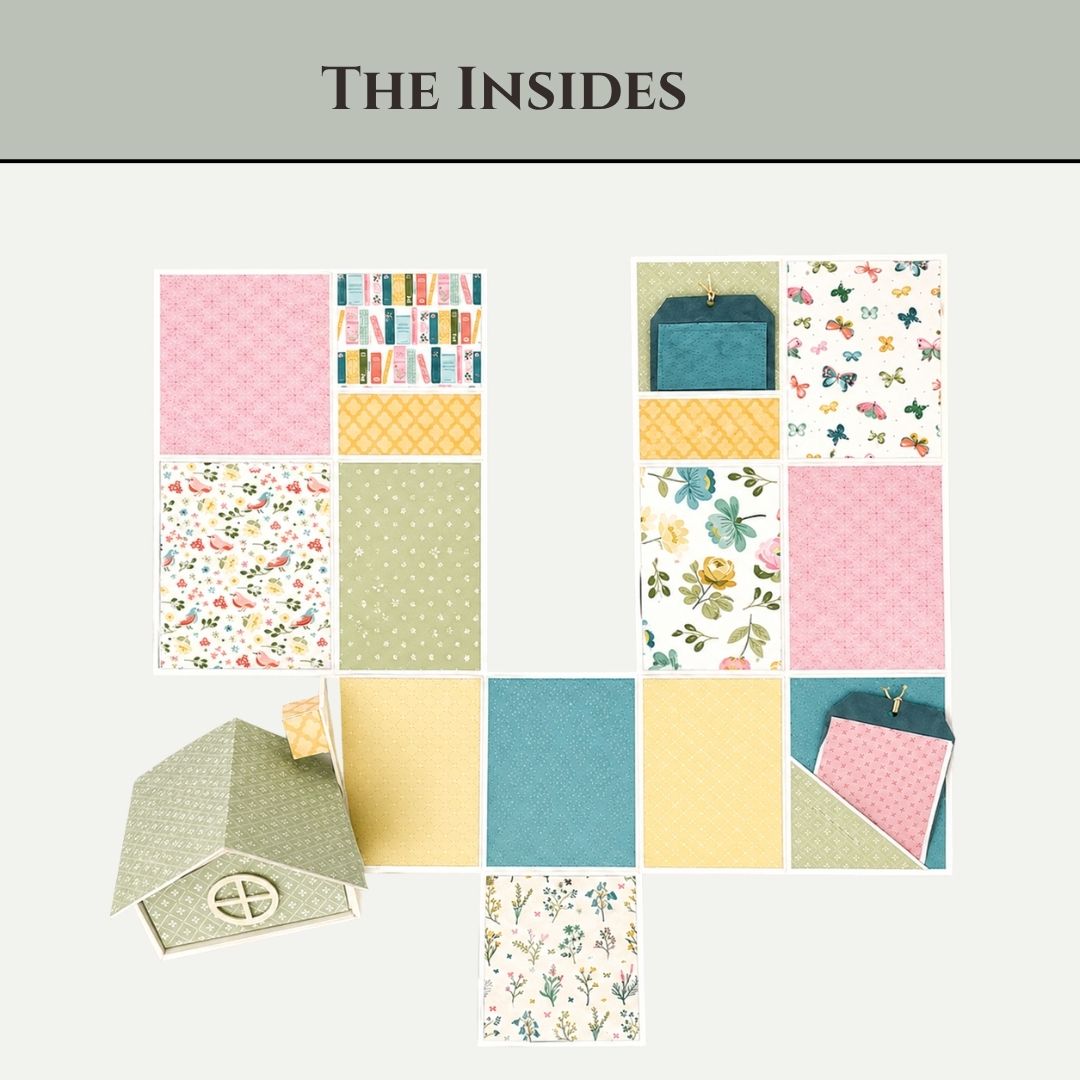 CrafTreat Scrapbook Blank - Tall House - White