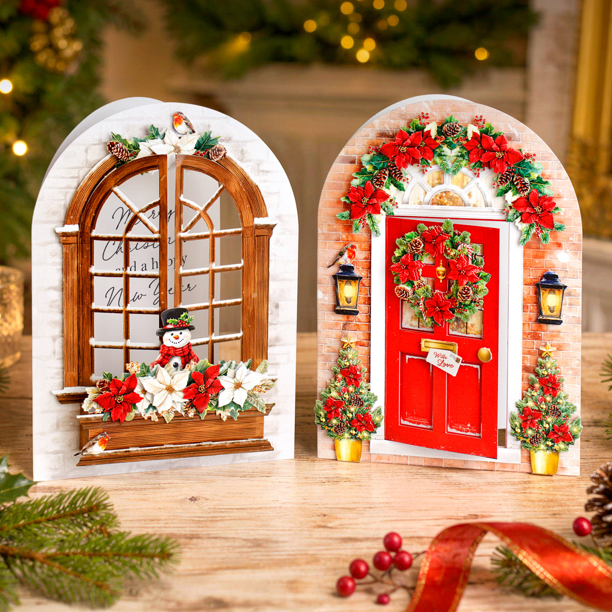 Christmas Windows & Doors, Card Making Kit