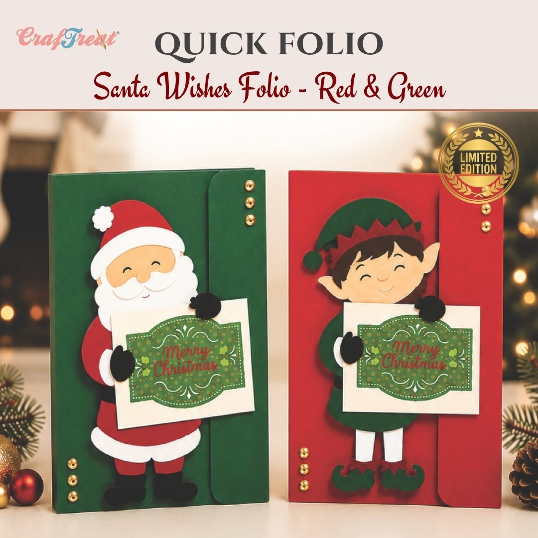 CrafTreat Quick Folio - Santa Wishes Folio *LIMITED EDITION
