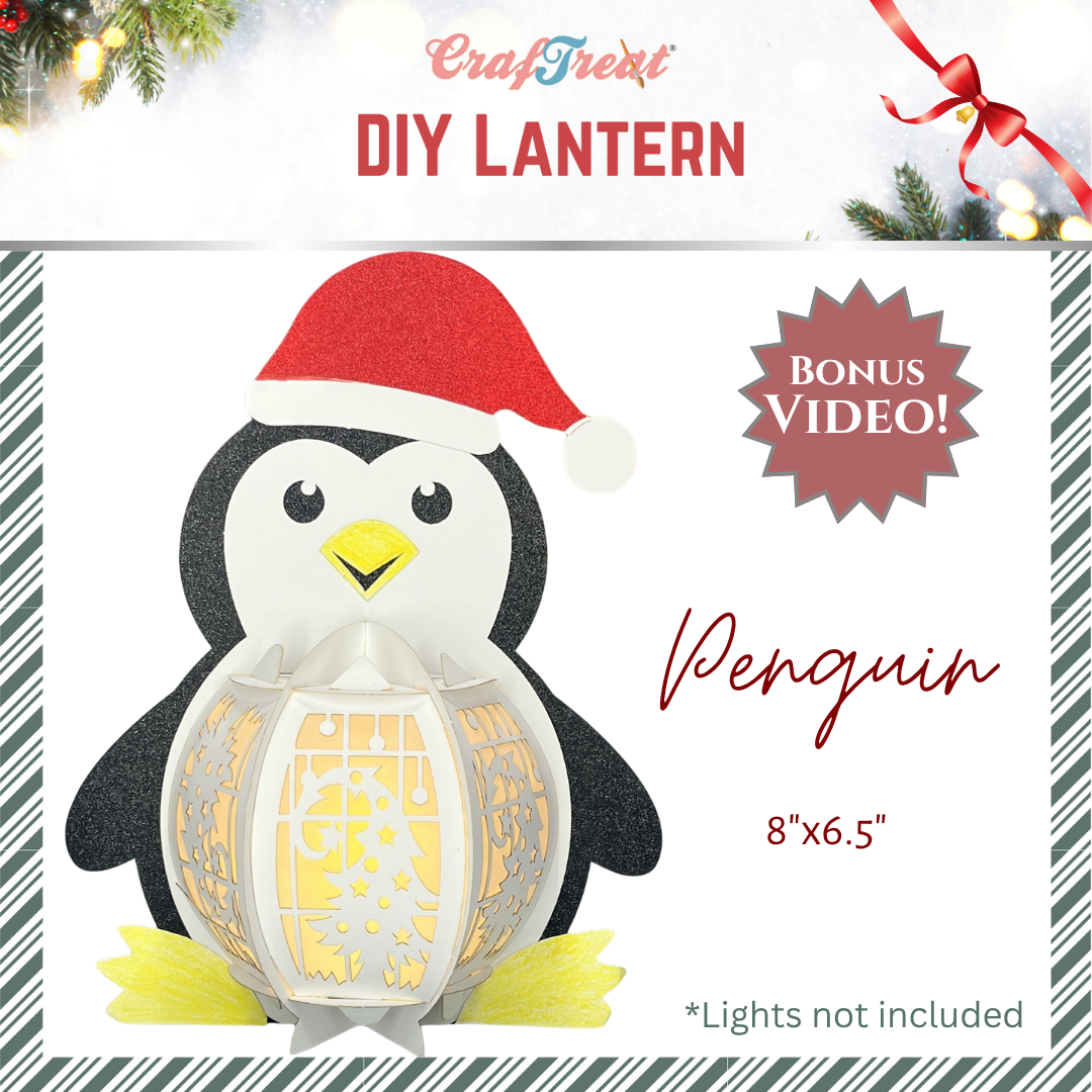 CrafTreat DIY Paper Lanterns - Penguin
