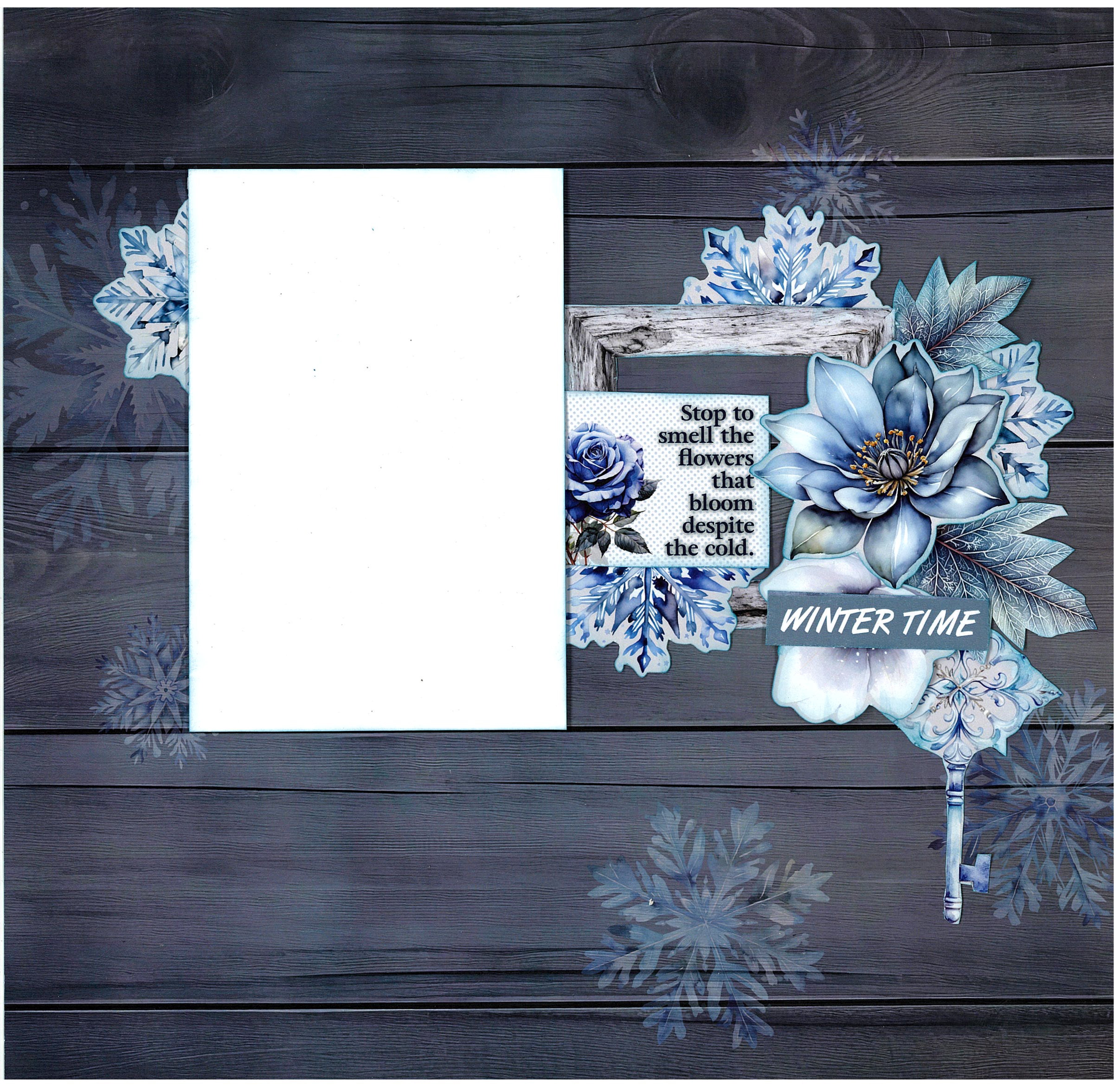 3Quarter Designs Winter Chronicles 12x12 Design Paper & Diecuts Set