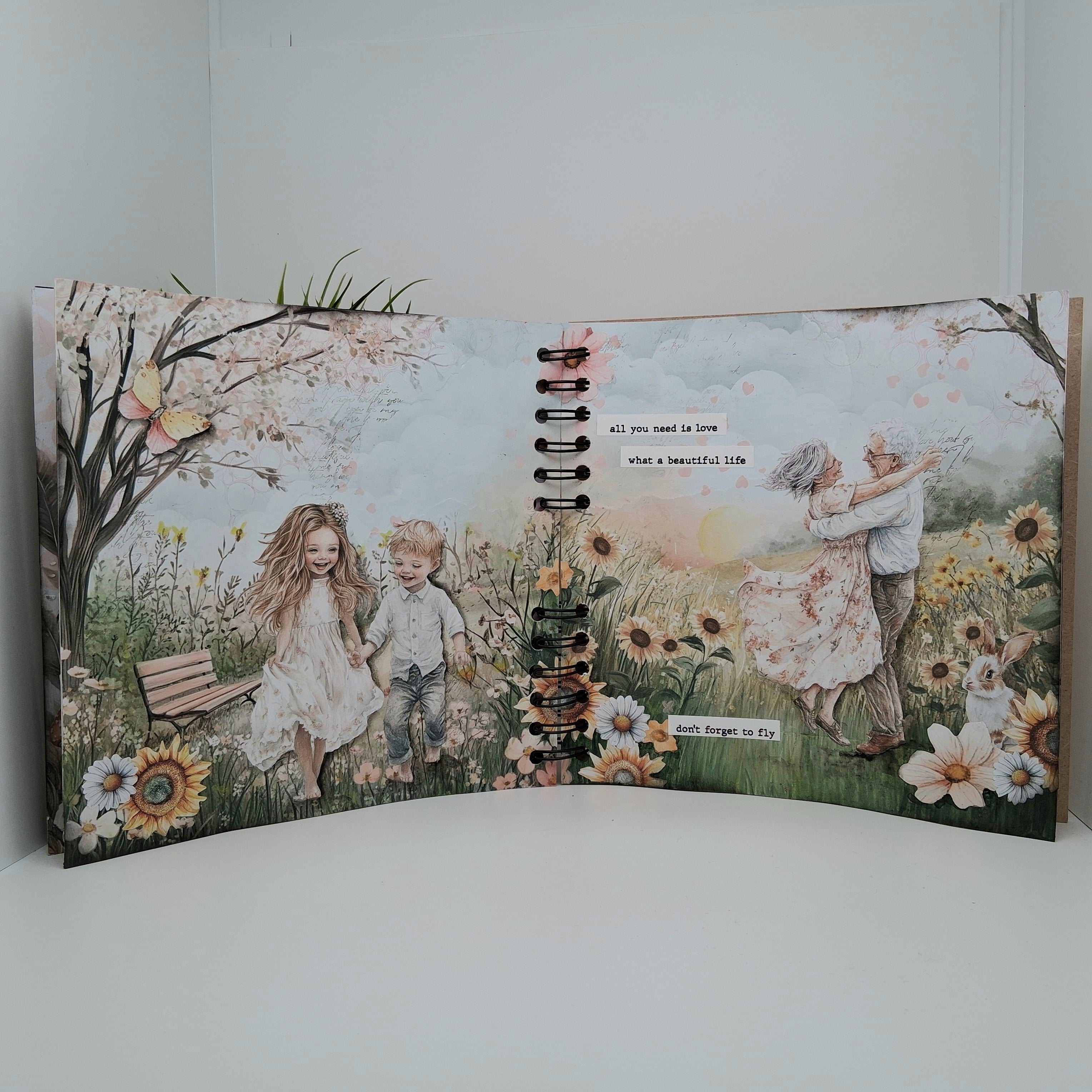 Dutch Doobadoo DDBD Dutch Sticker A5 Happy Spring 1