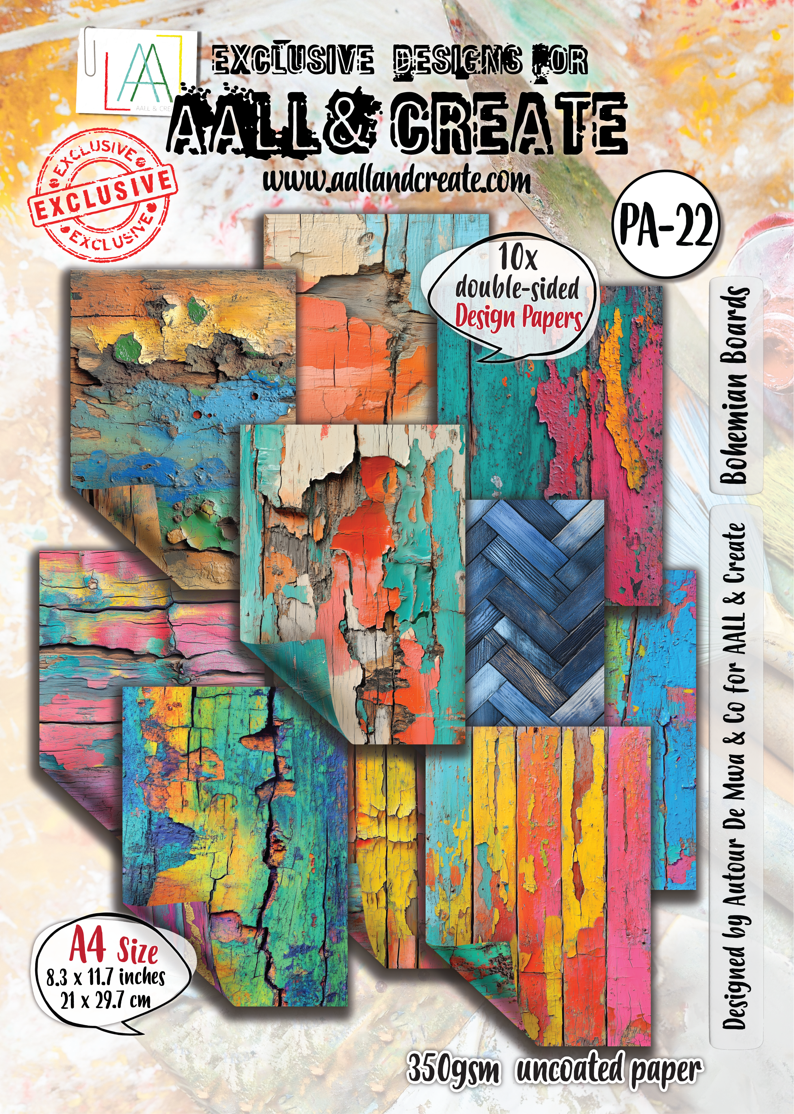 AALL and Create - A4 Design Paper - Bohemian Boards