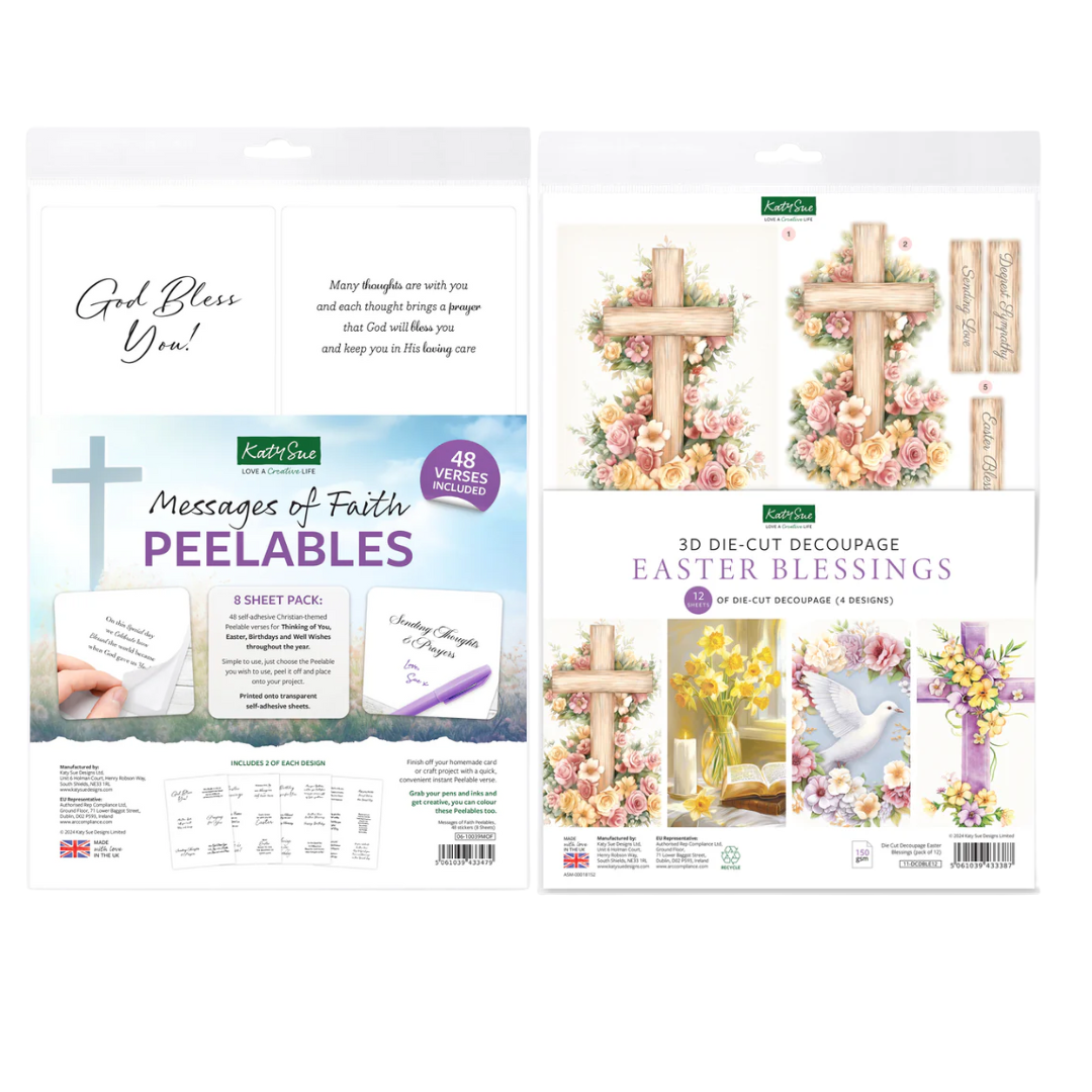 Easter Faith Craft Bundle: Die Cuts & Inspirational Stickers