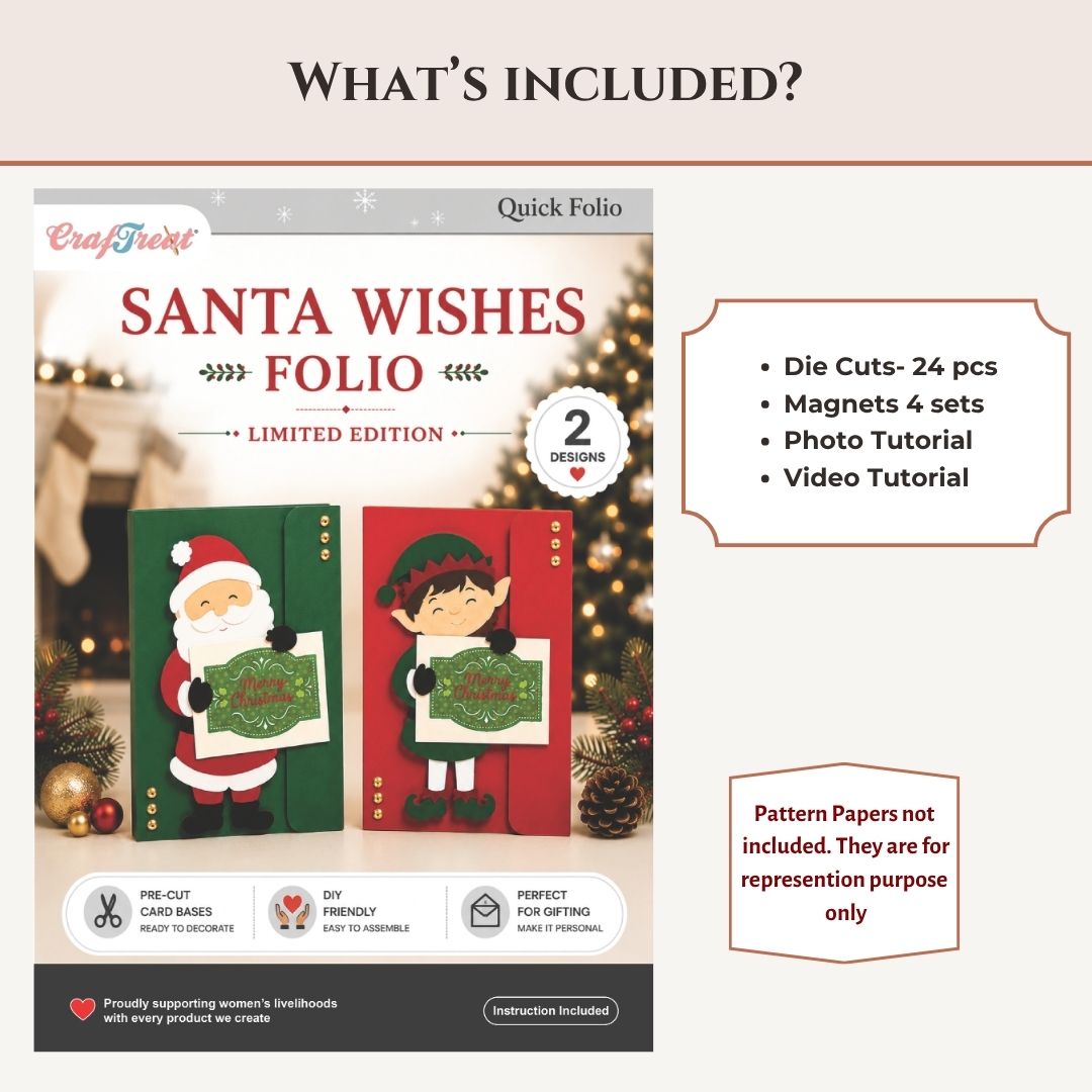 CrafTreat Quick Folio - Santa Wishes Folio *LIMITED EDITION
