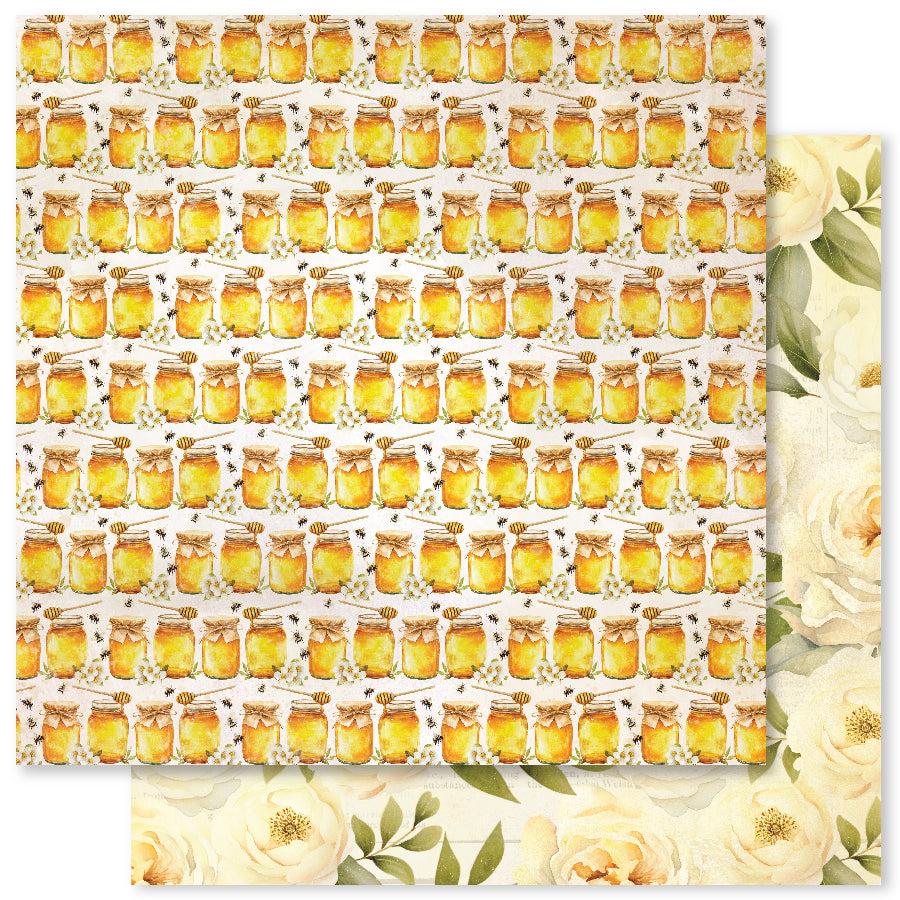 Bees & Butterflies Basics E 12 x 12 Paper (12 pc Bulk Pack) 33576