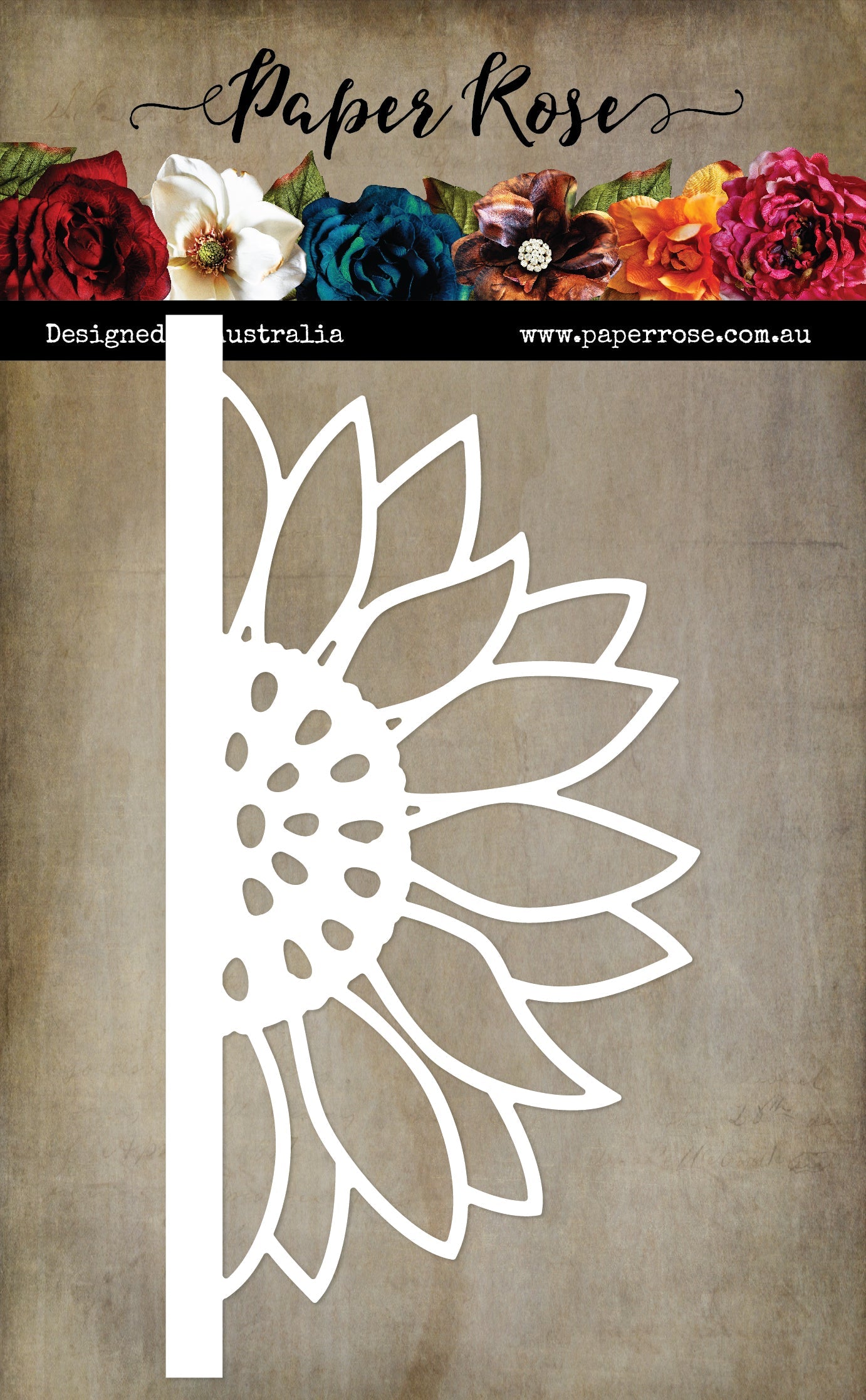 Sunflower Border Metal Cutting Die 33909