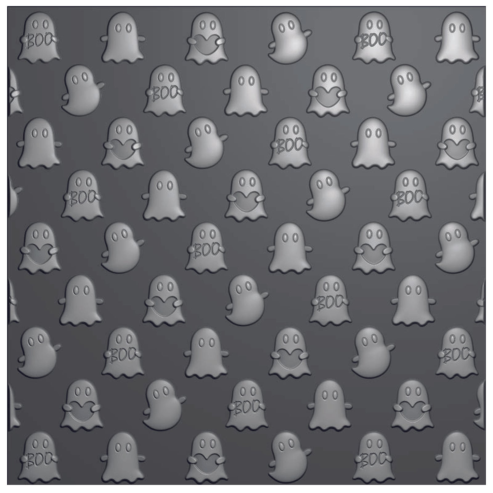 Vaessen Creative • Embossing Folder Ghosts 5.9x5.9in 1pcs