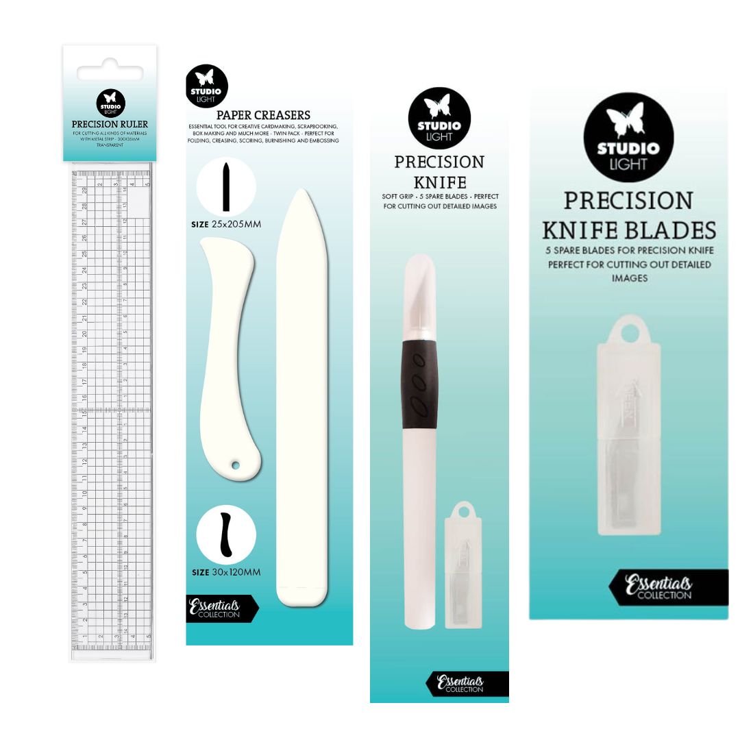 Craft Essentials Kit – Knife, Blades, Creaser & Ruler