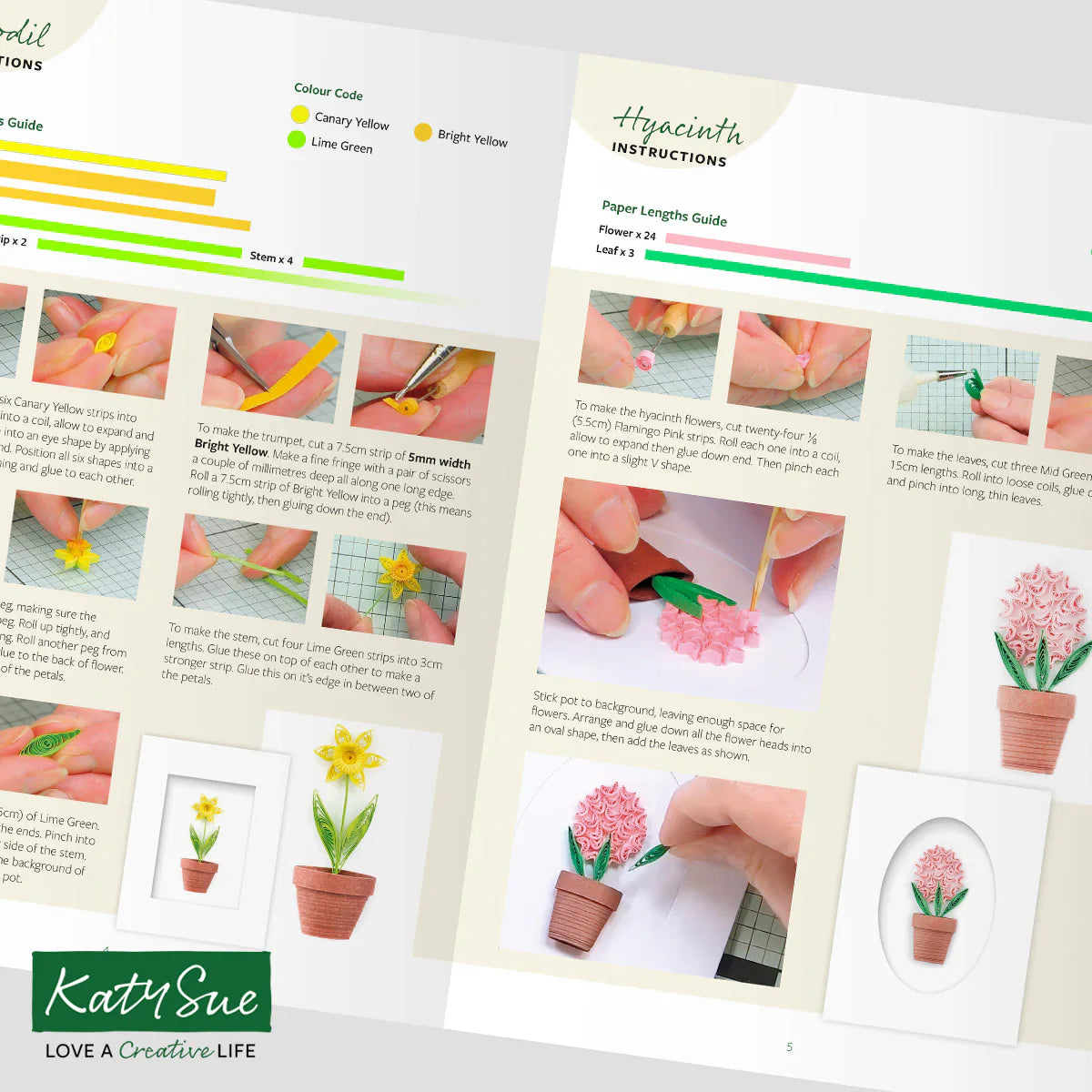 Miniature Flower Pots Quilling Kit