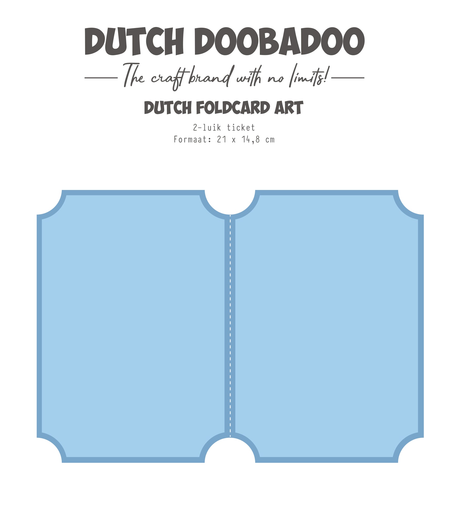 Dutch Doobadoo DDBD Foldcard Art 2-Shutter Ticket