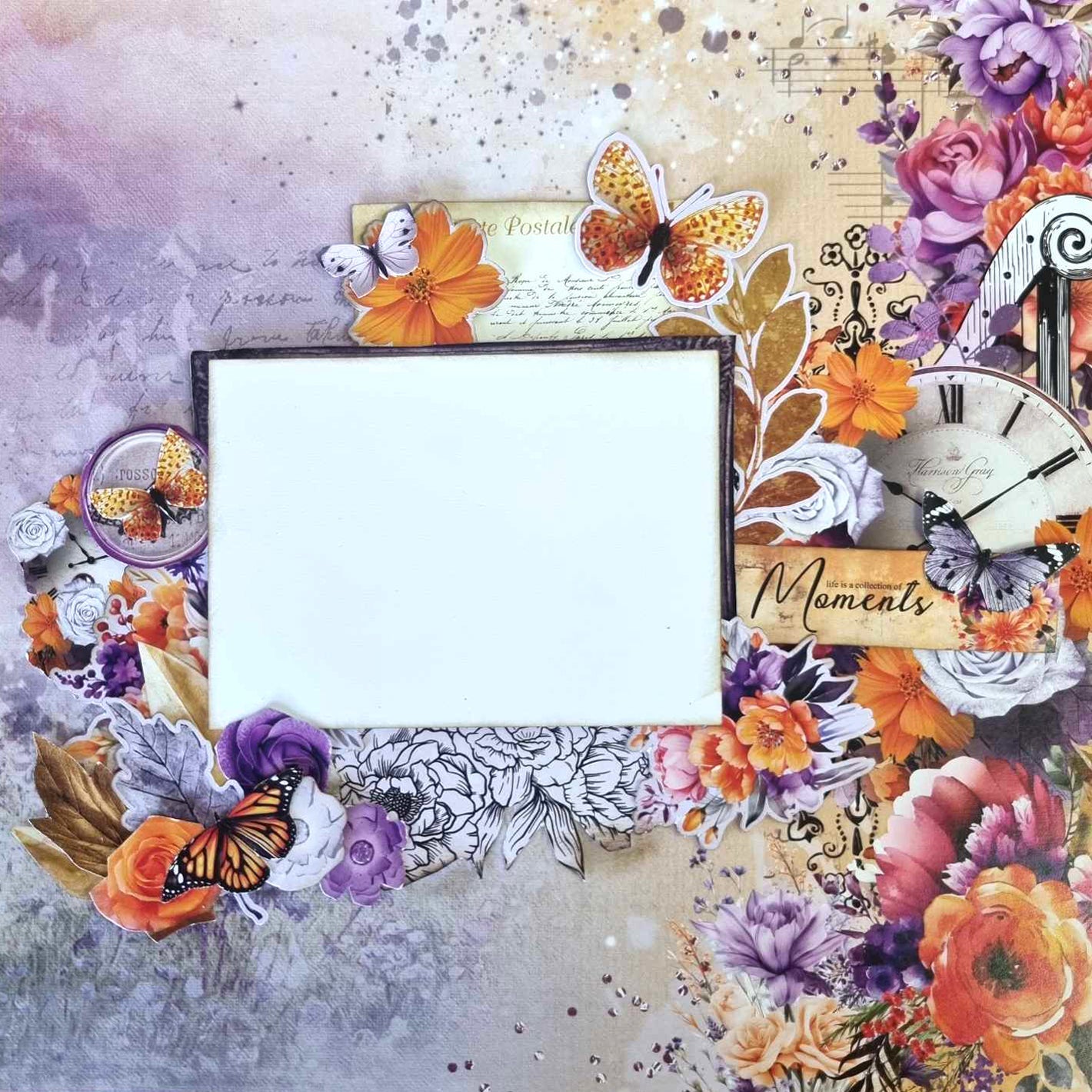 3Quarter Designs Dawns Glow 12x12 Design Paper & Diecuts Set