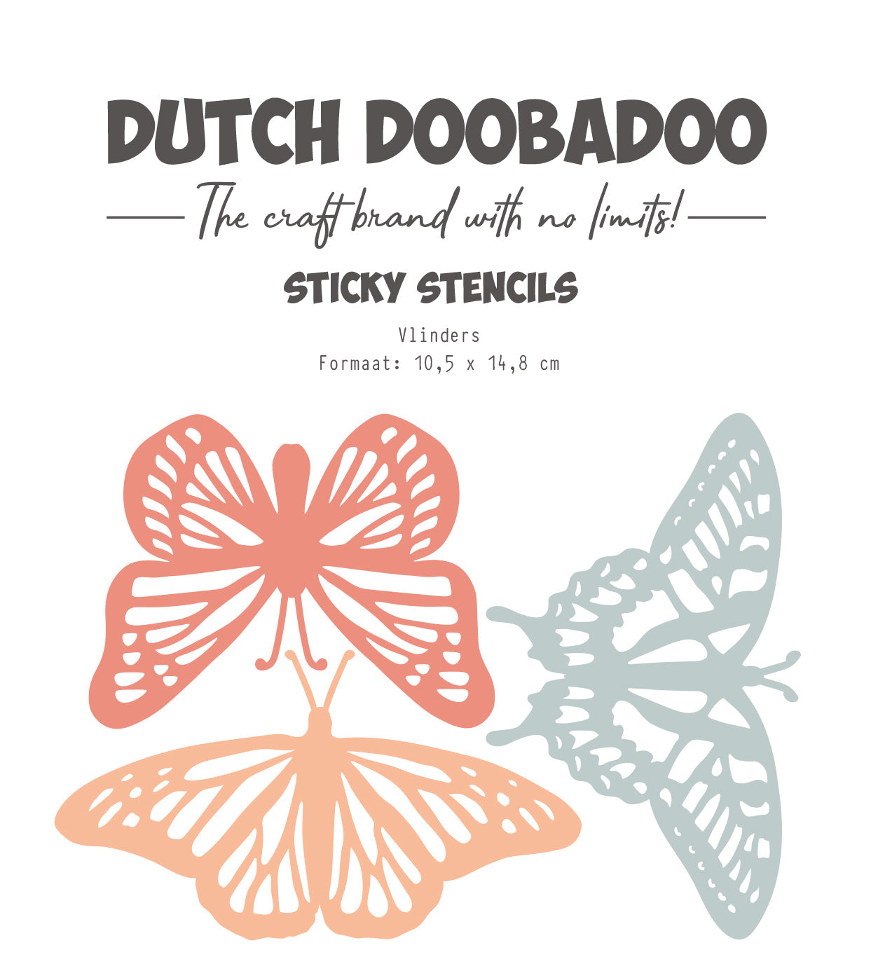 Dutch Doobadoo DDBD Dutch Sticky Stencil A6 Butterfly