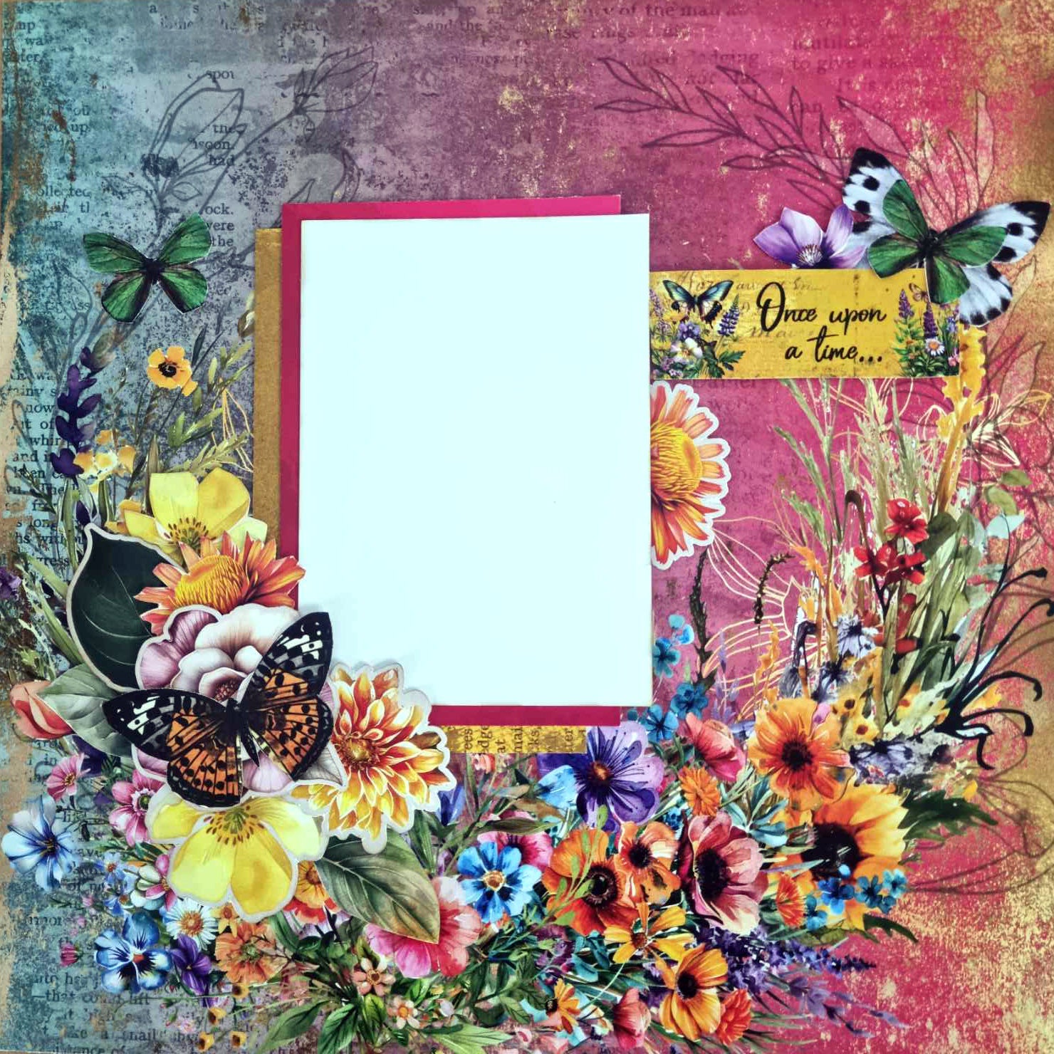 3Quarter Designs Fluttering Wings 12x12 Design Paper & Diecuts Set