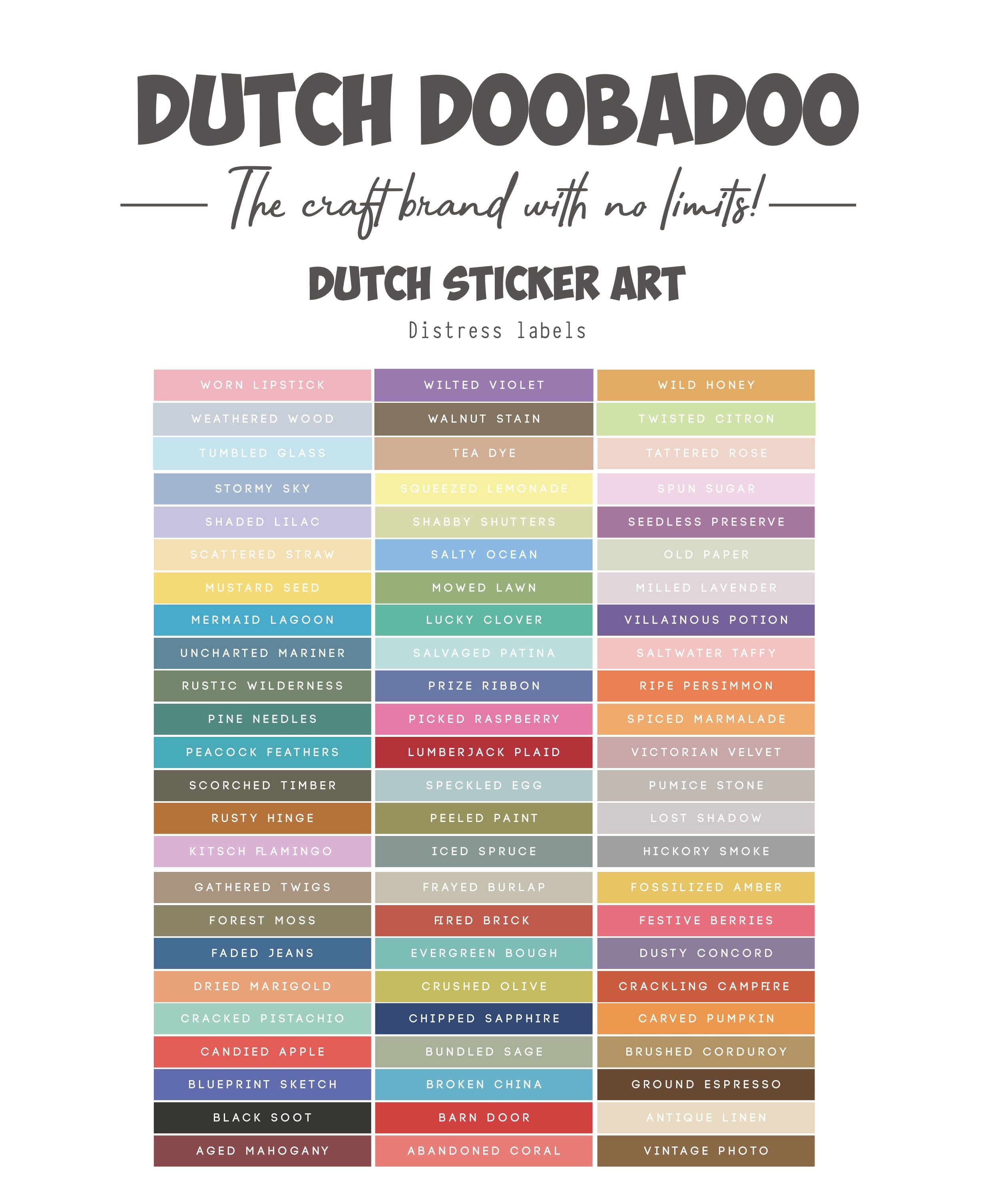 Dutch Doobadoo DDBD Distress Oxide Strips
