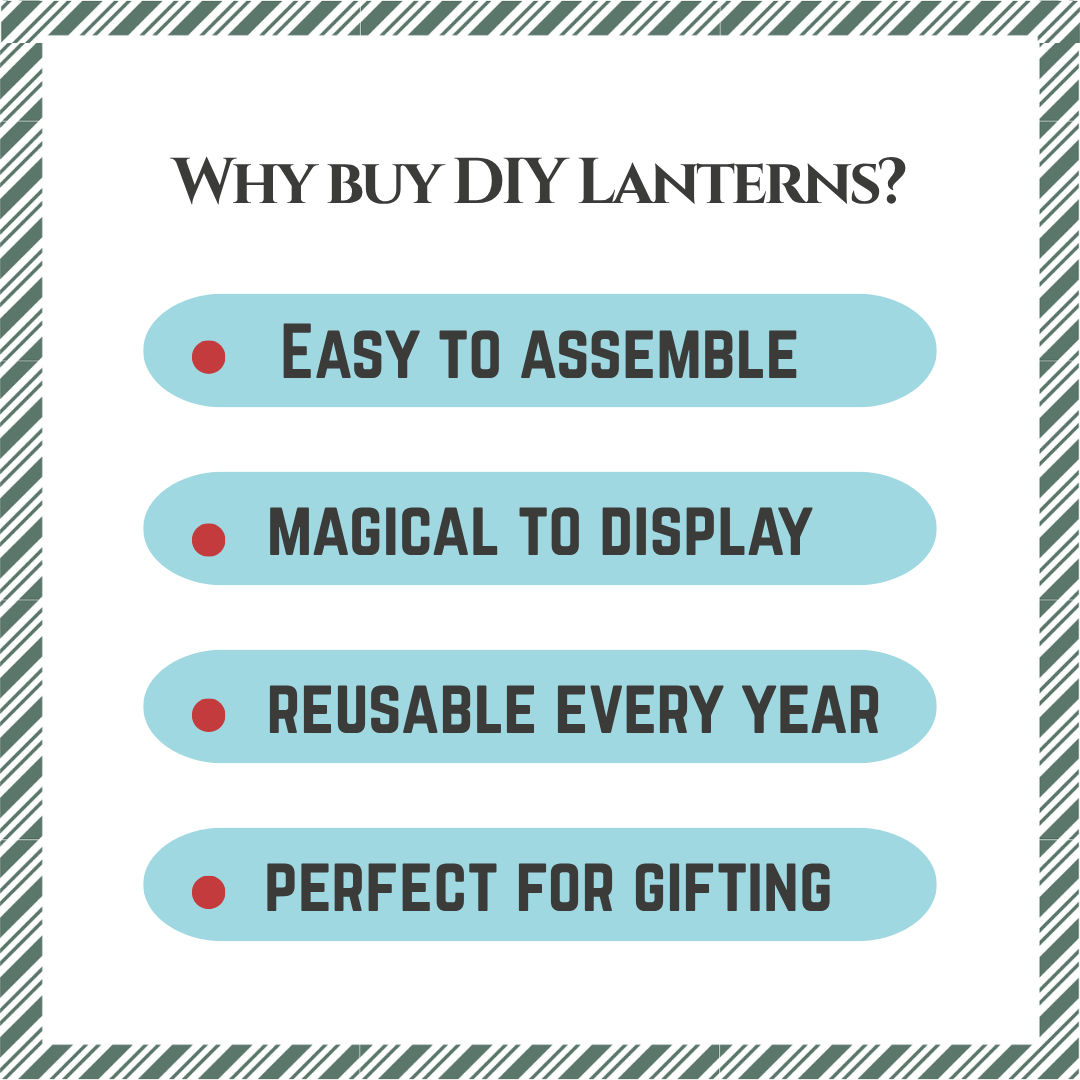 CrafTreat DIY Paper Lanterns - Reindeer