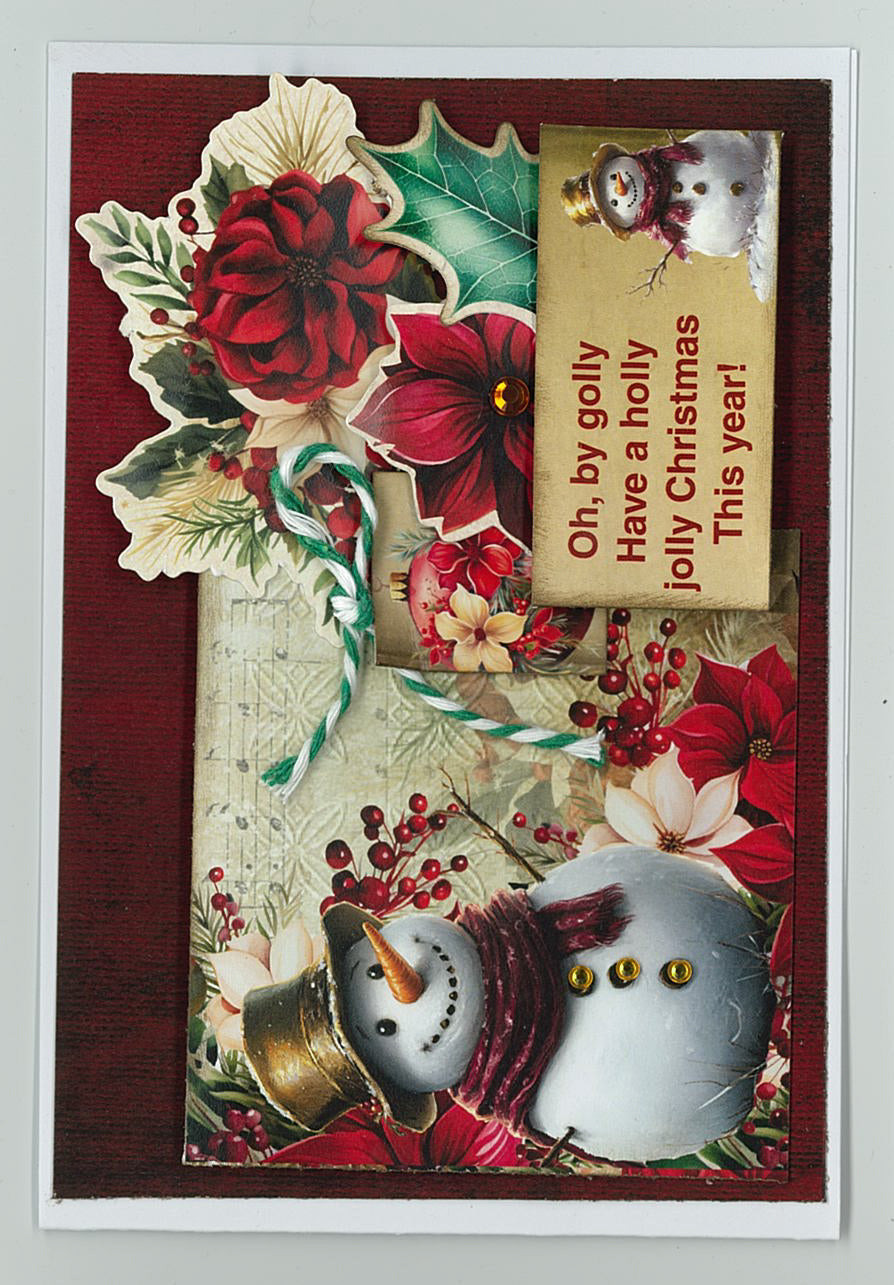 3Quarter Designs Holly Jolly 6x4 Card Pack