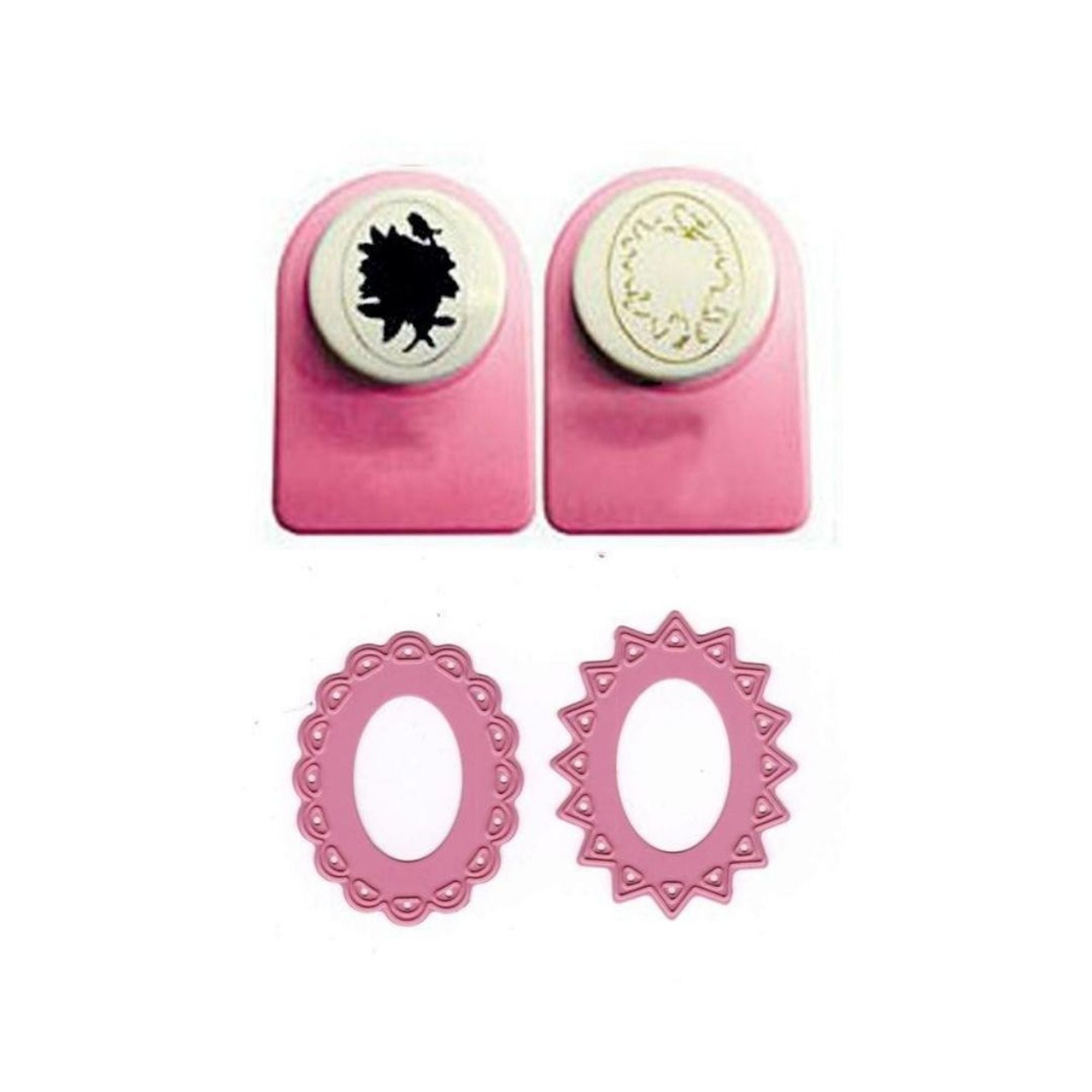 "JUMBO" CAMEO PUNCH & DIE SET - Vintage Flower