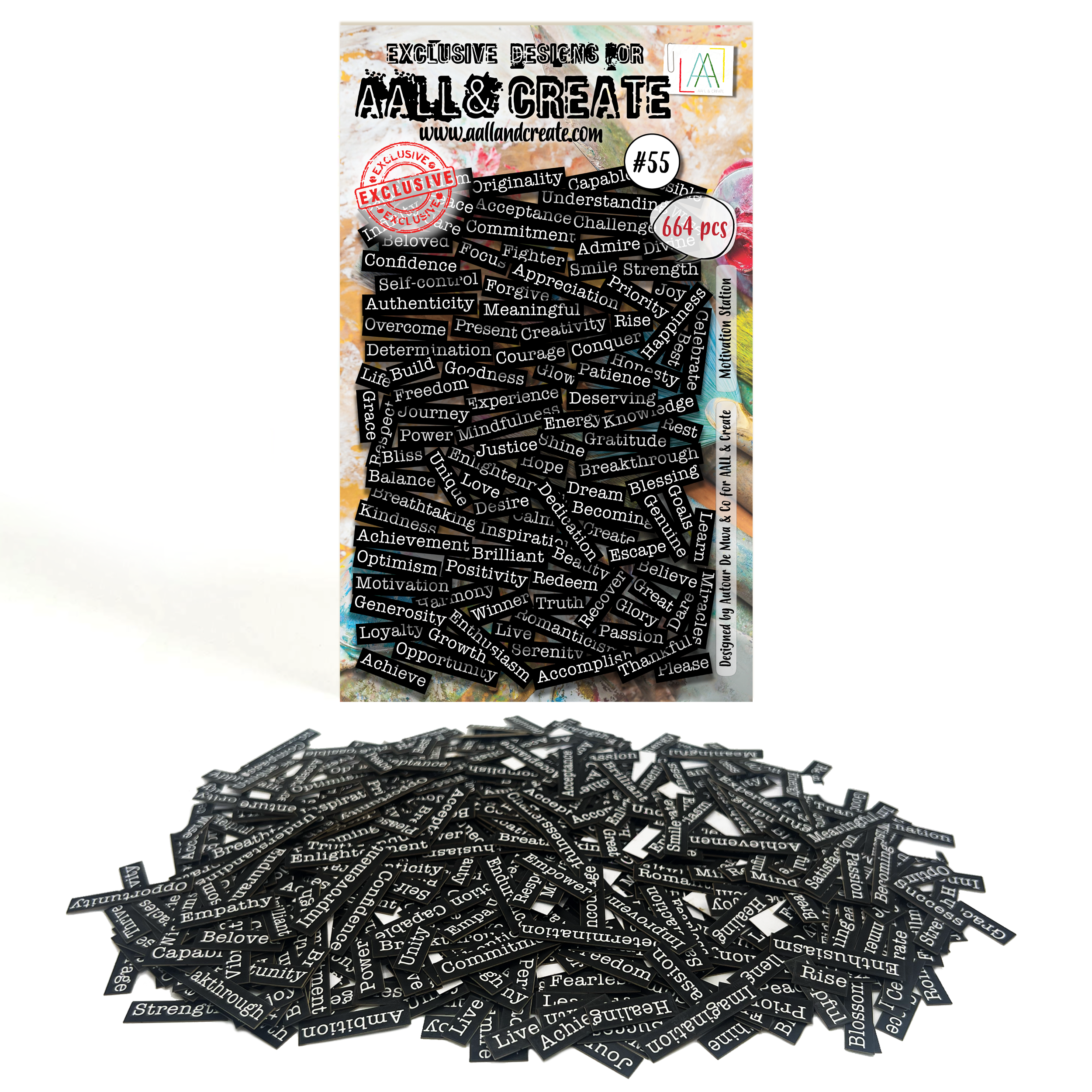 AALL and Create - Ephemera Die-Cuts - Motivation Station