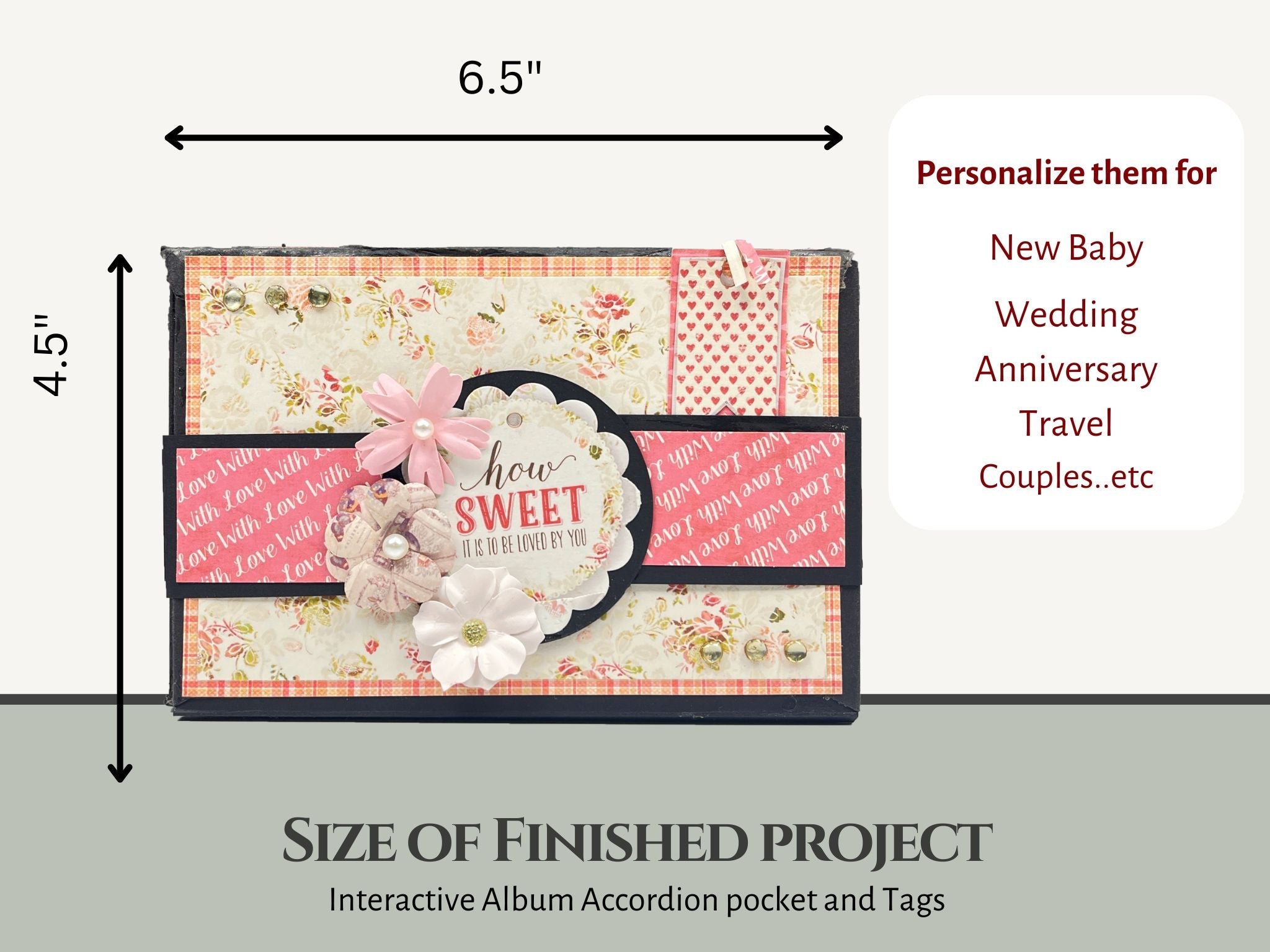 CrafTreat Scrapbook Blank Precut Album Base - Expanding Folio - White