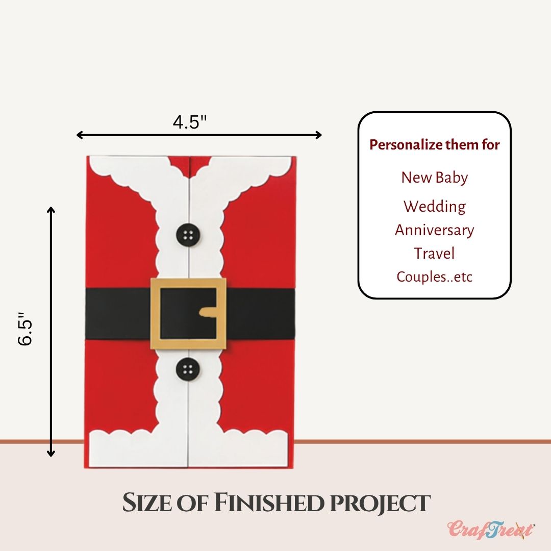 CrafTreat Quick Folio - Christmas Wardrobe Folio - Red & Green