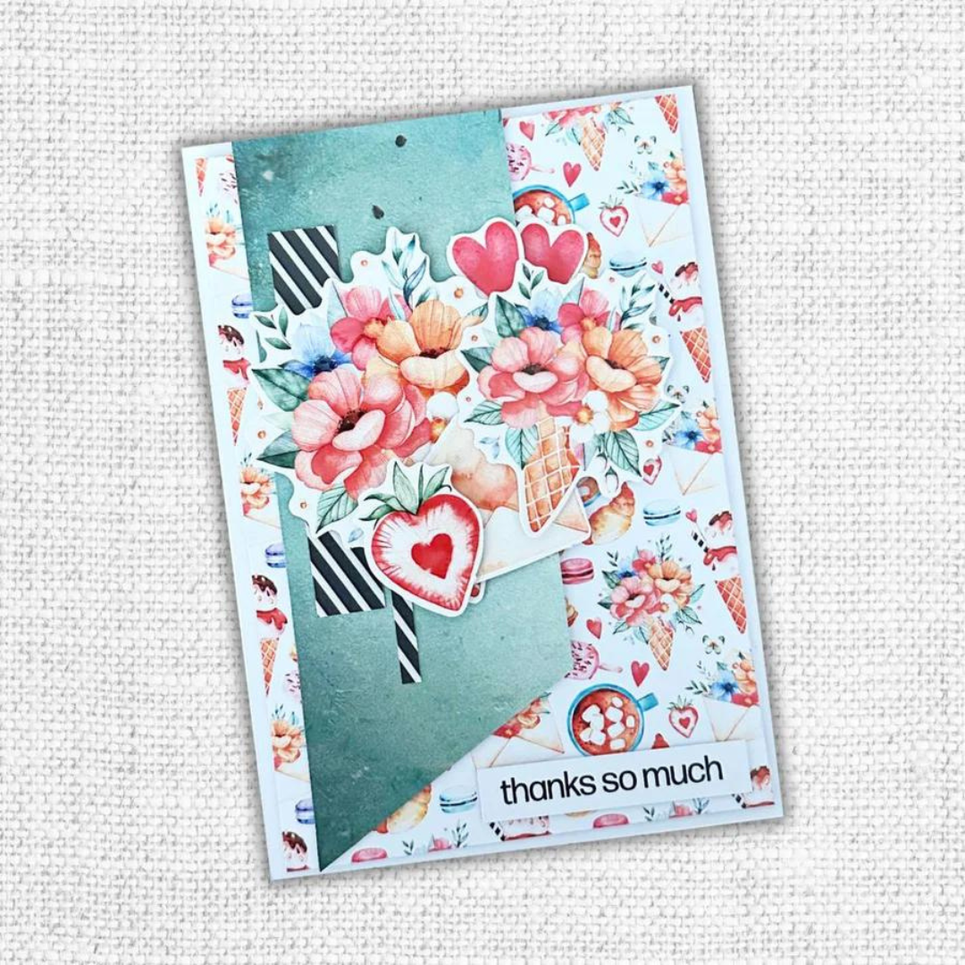 Coffee In Paris Papercuts Cardmaking Kit 32523