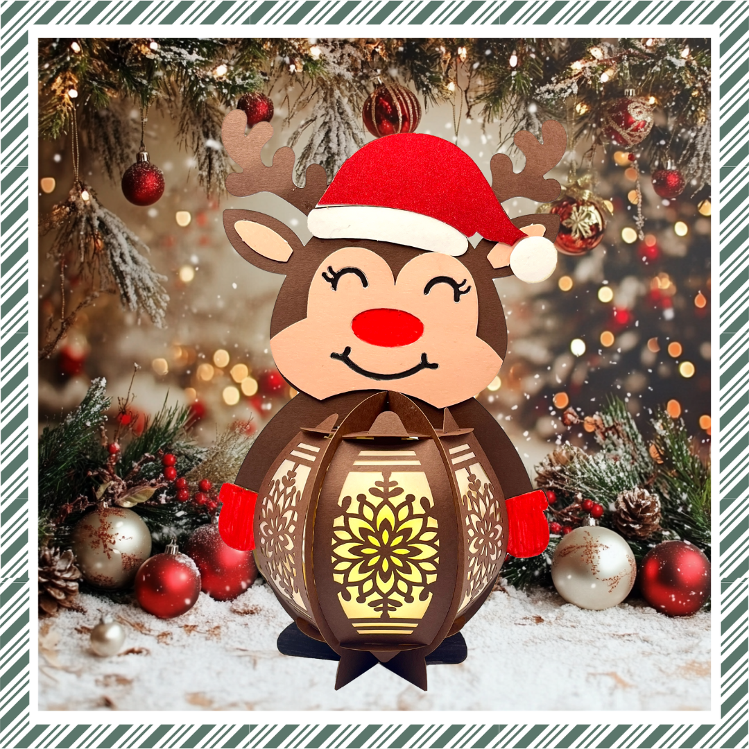 CrafTreat DIY Paper Lanterns - Reindeer