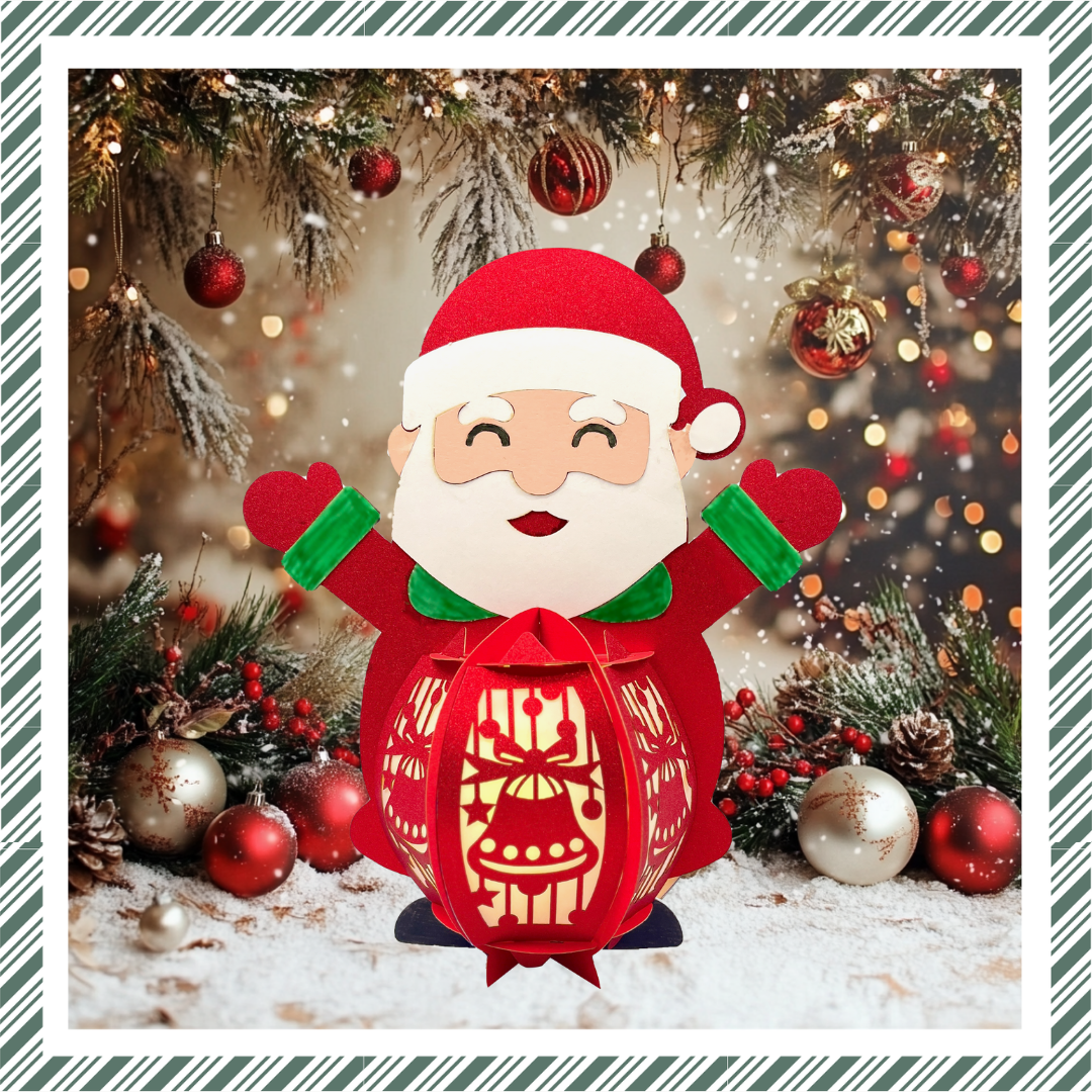 CrafTreat DIY Paper Lanterns - Santa