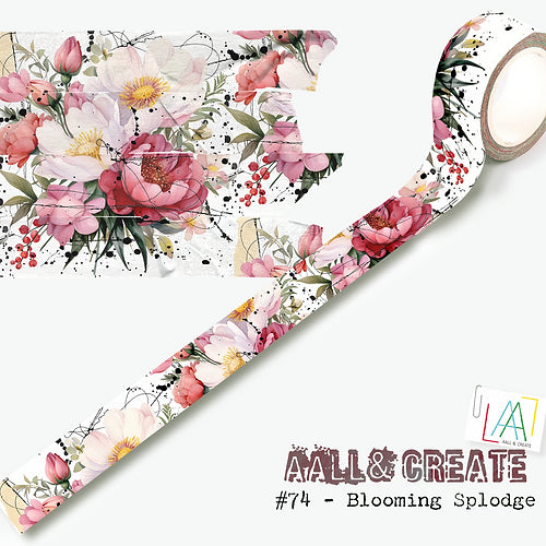 AALL and Create #74 - Washi Tape - Blooming Splodge
