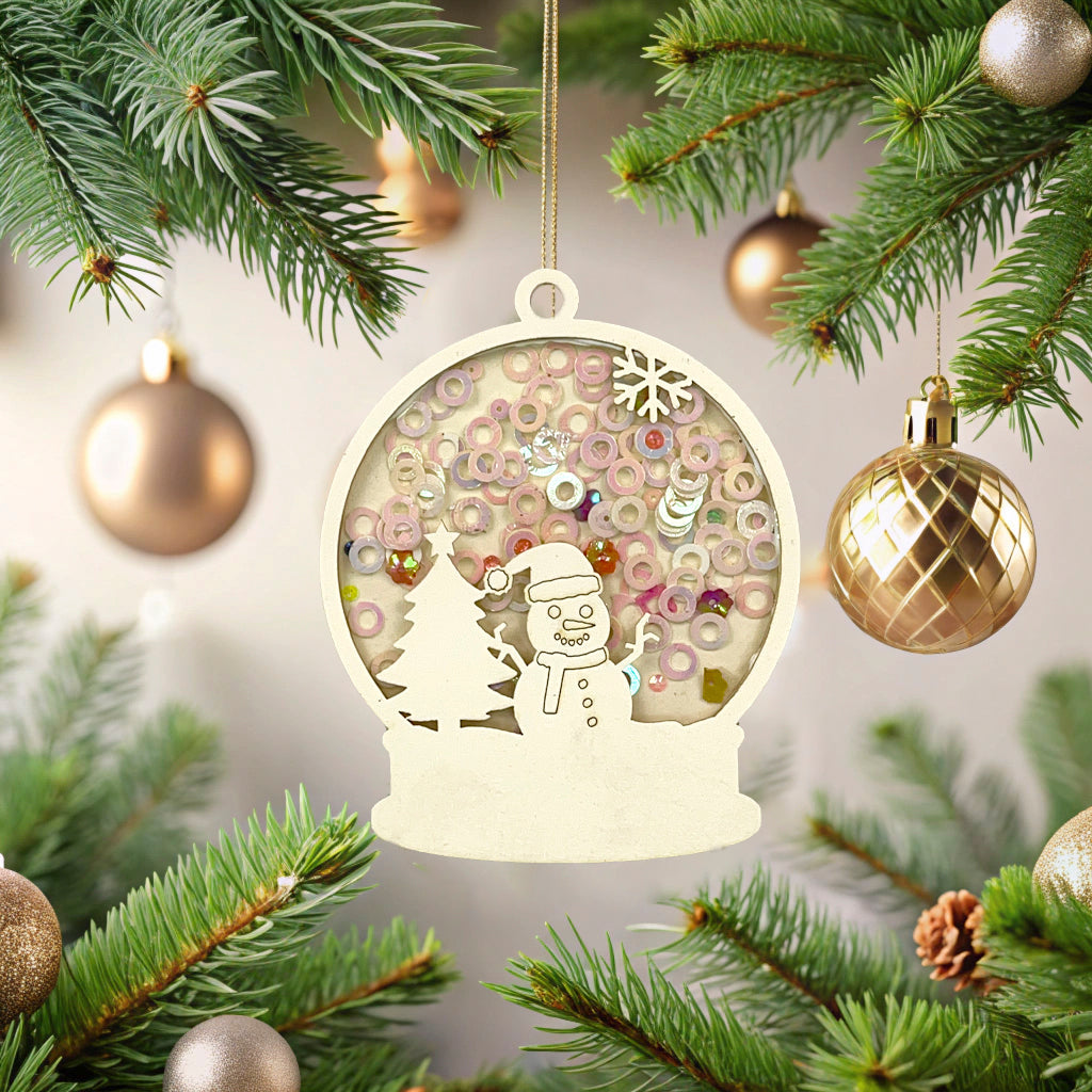CrafTreat 3D Shaker Chipboard - Snowglobe
