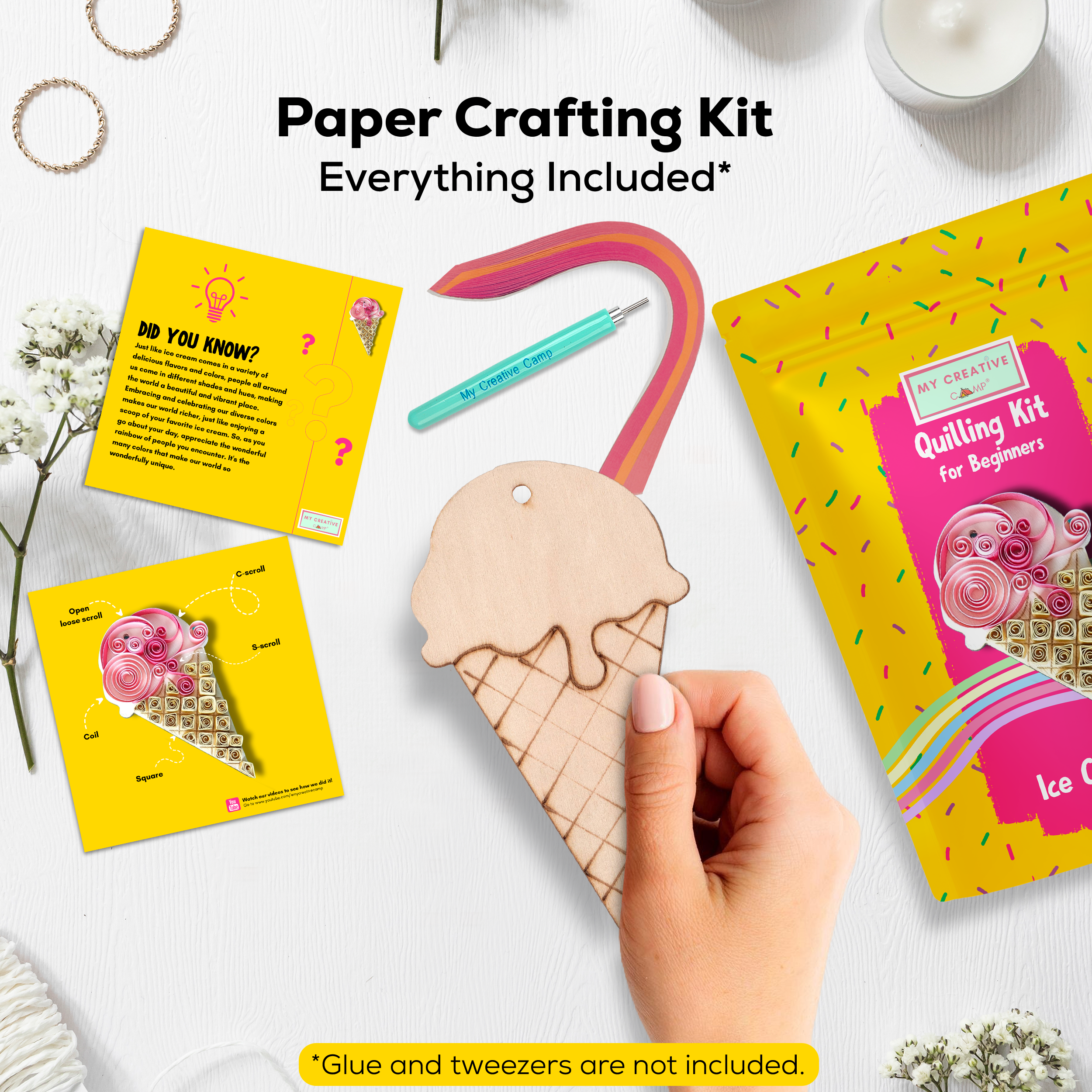 My Creative Camp Ice Cream Quilling Kit