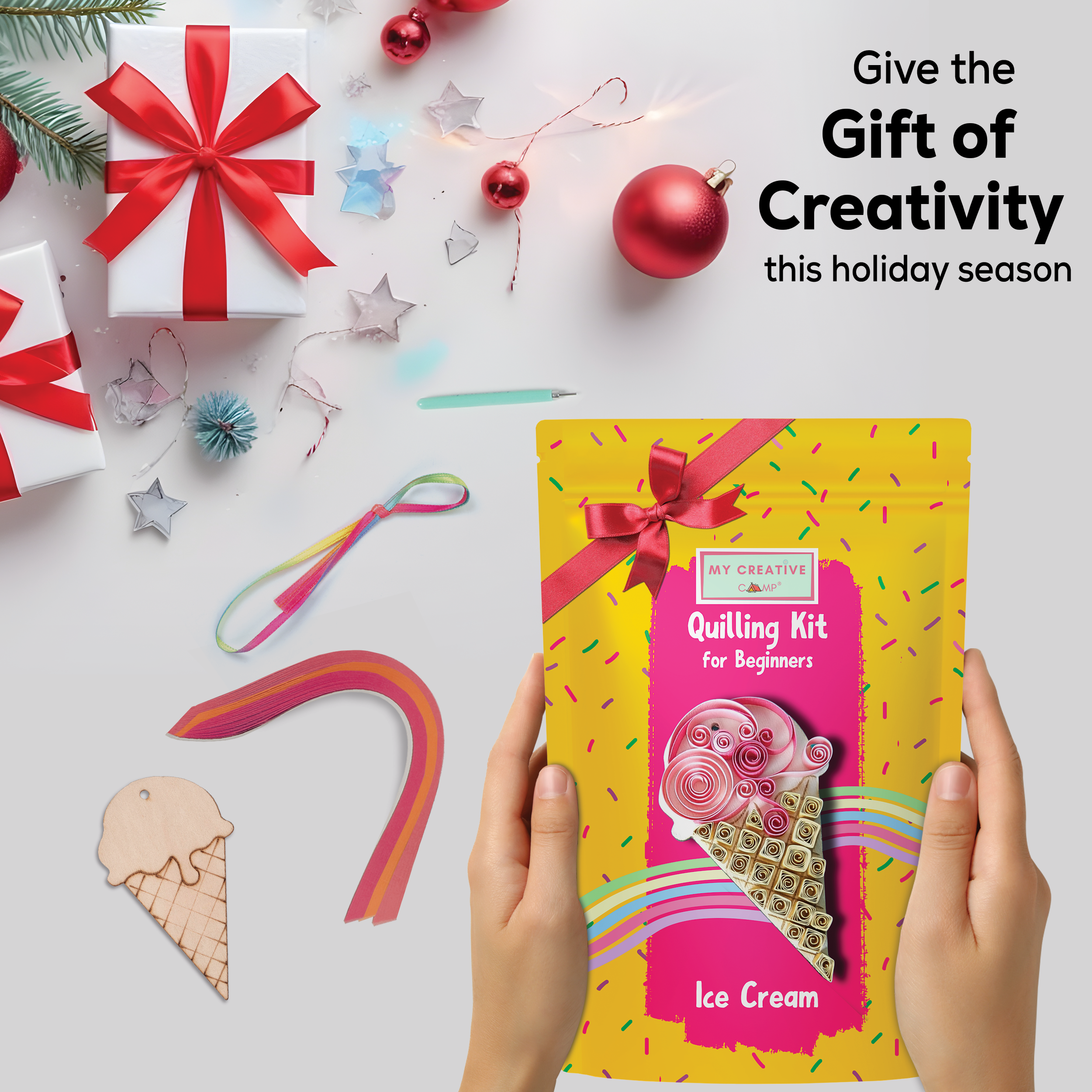 My Creative Camp Ice Cream Quilling Kit