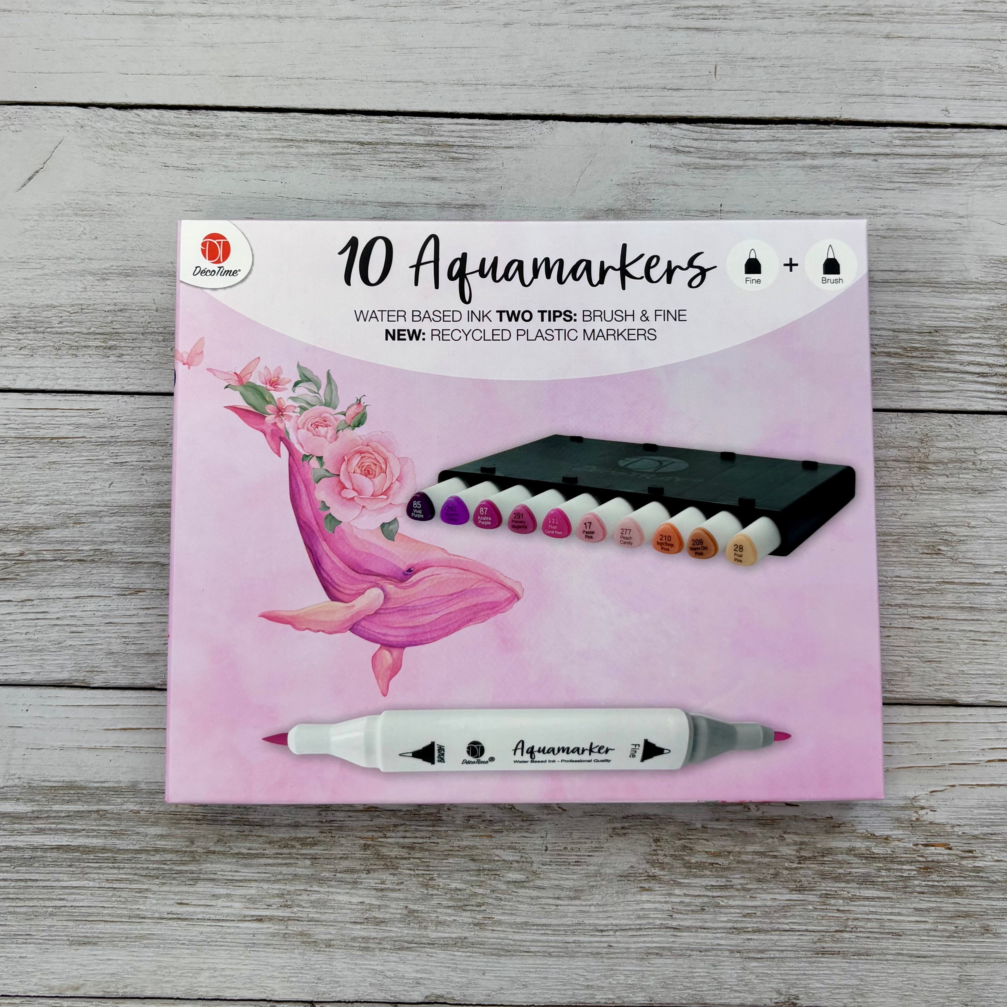 Deco Time Aquamarkers - Floral Dreams