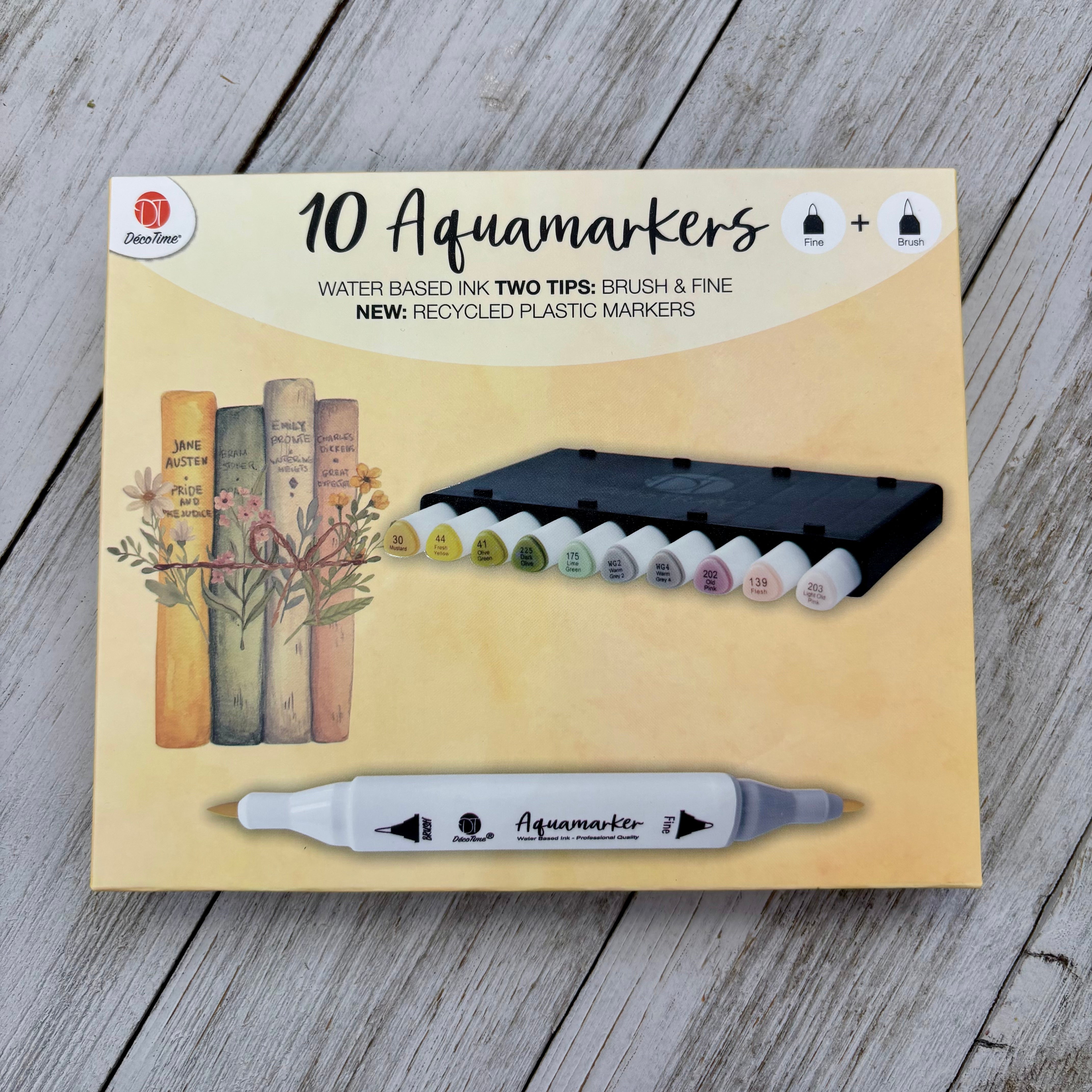 Deco Time Aquamarkers - Vintage Tones